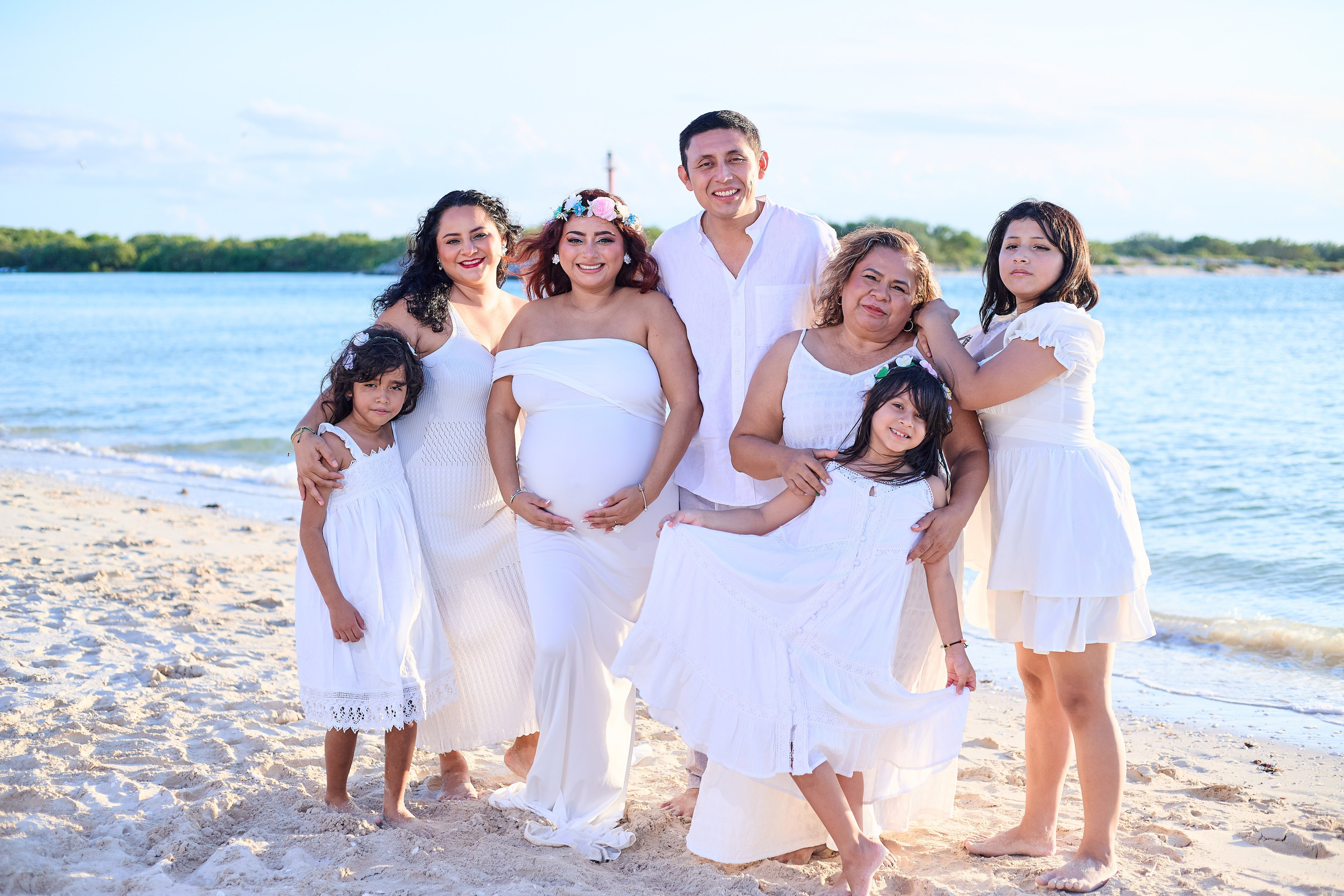Suleymi y Familia. Christian Ku fotógrafo en Mérida, Yucatán