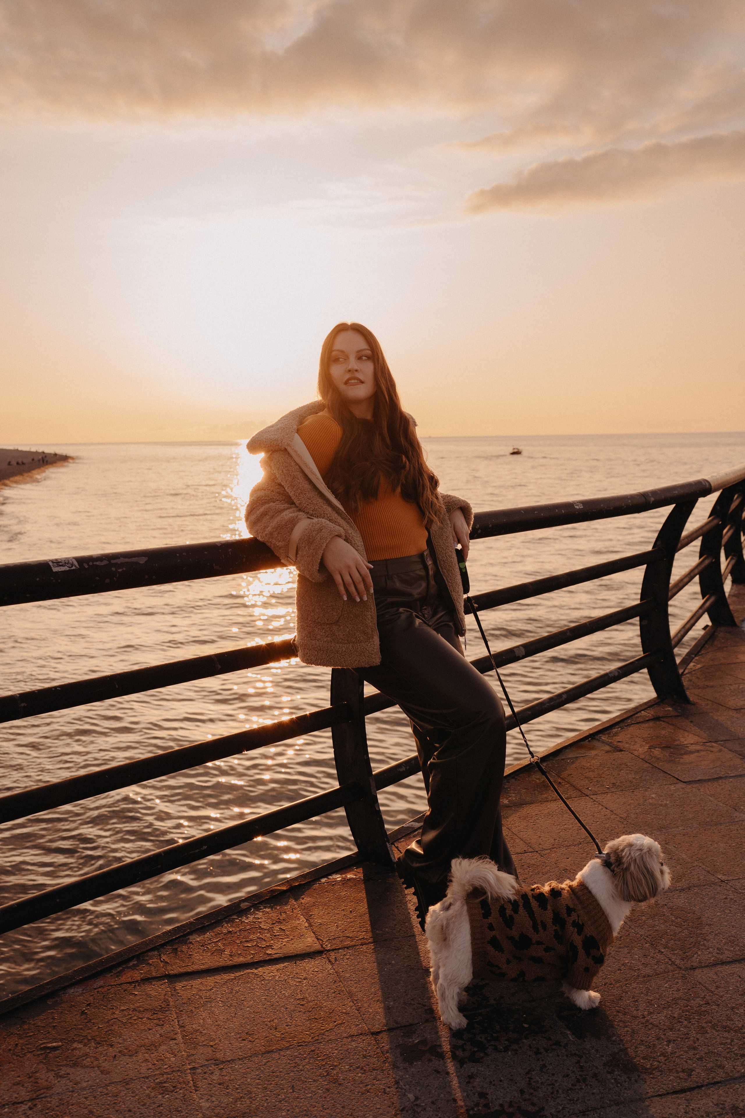 Фотосессия с собакой в Батуми. Портретный и свадебный фотограф в Батуми Валерия Азаренко