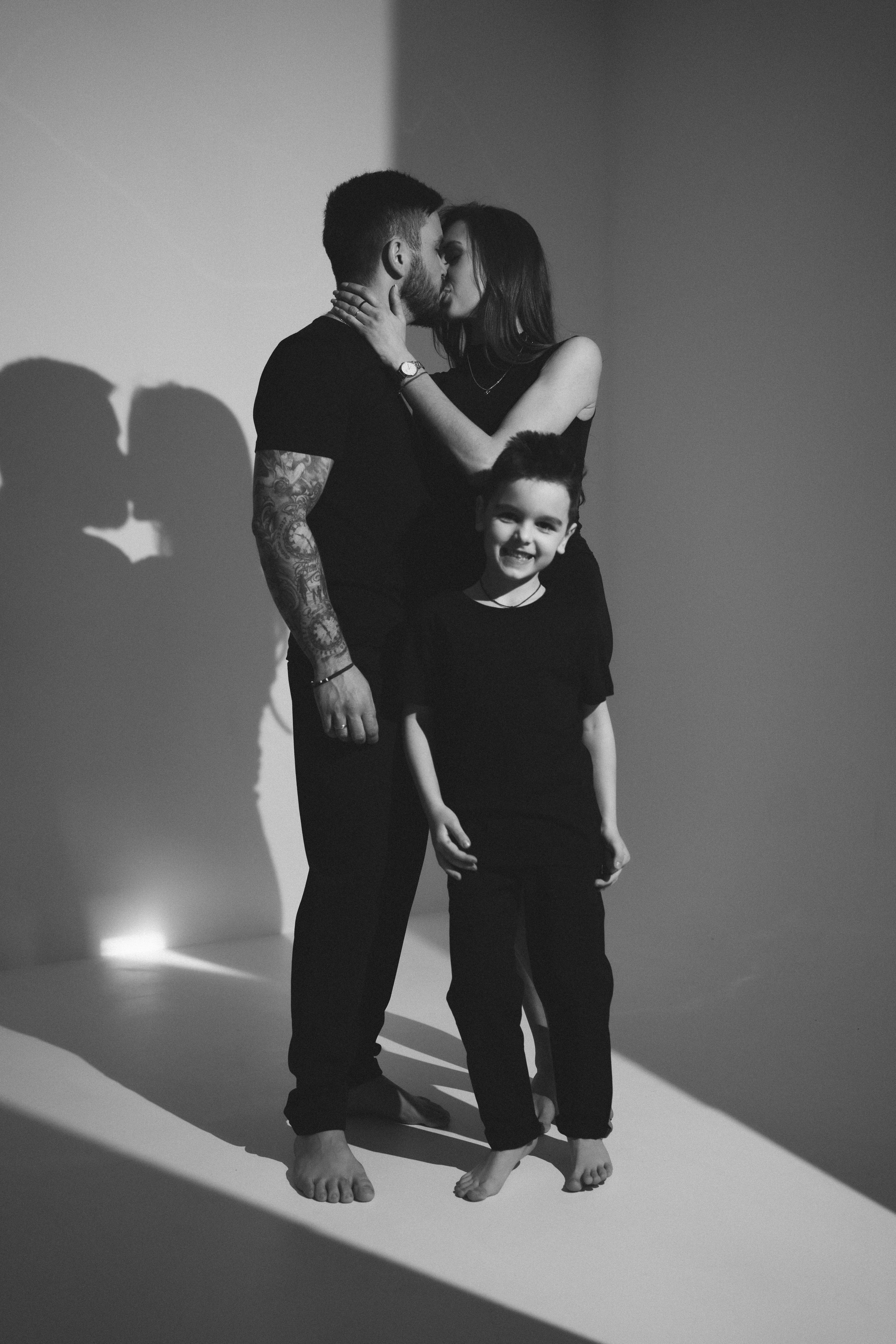 Ģimenes fotosesija. Sieviešu fotogrāfe Nadja Kraukle