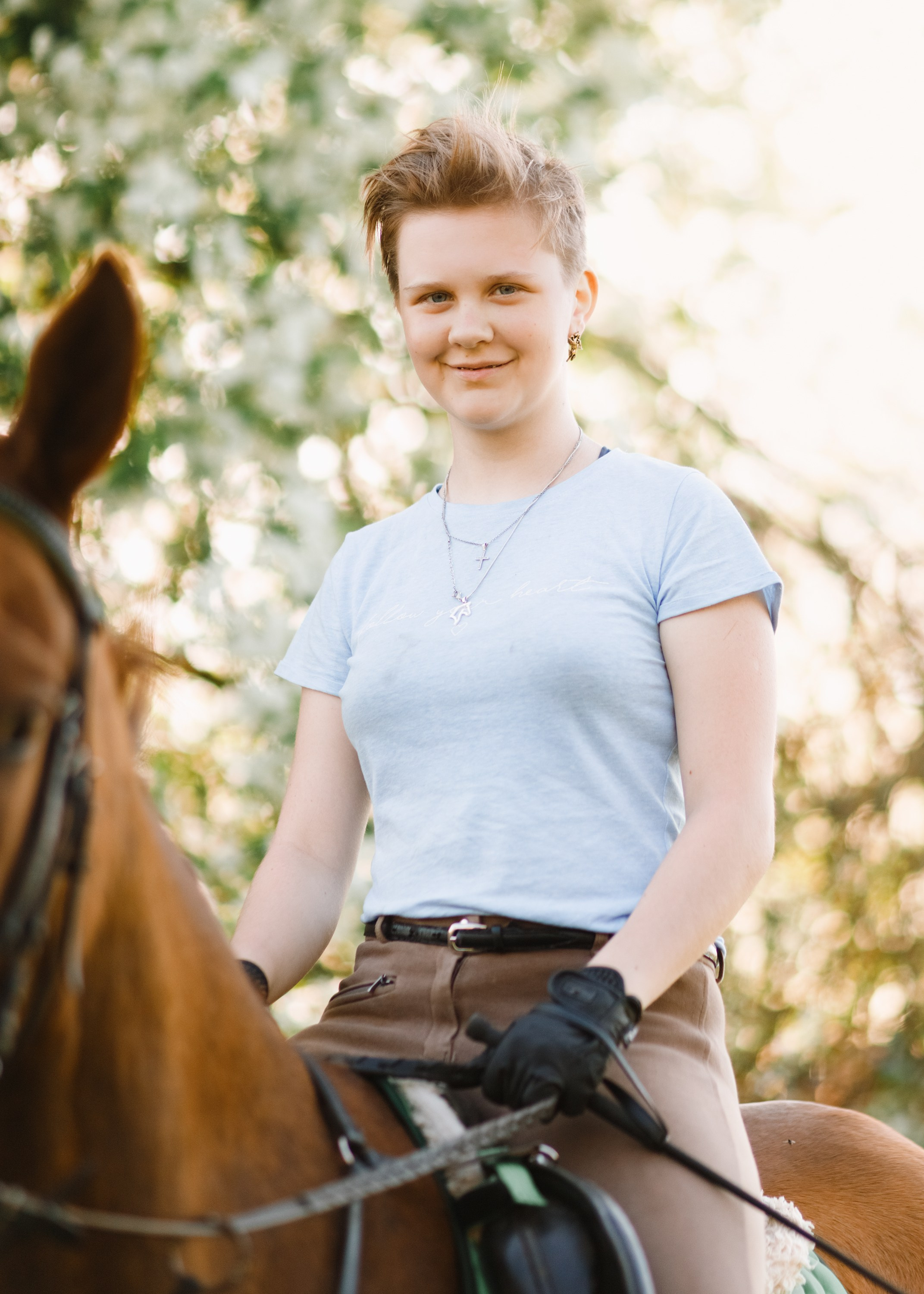 Girls & horses, summer. Kaja | fotograf psów we Wrocławiu