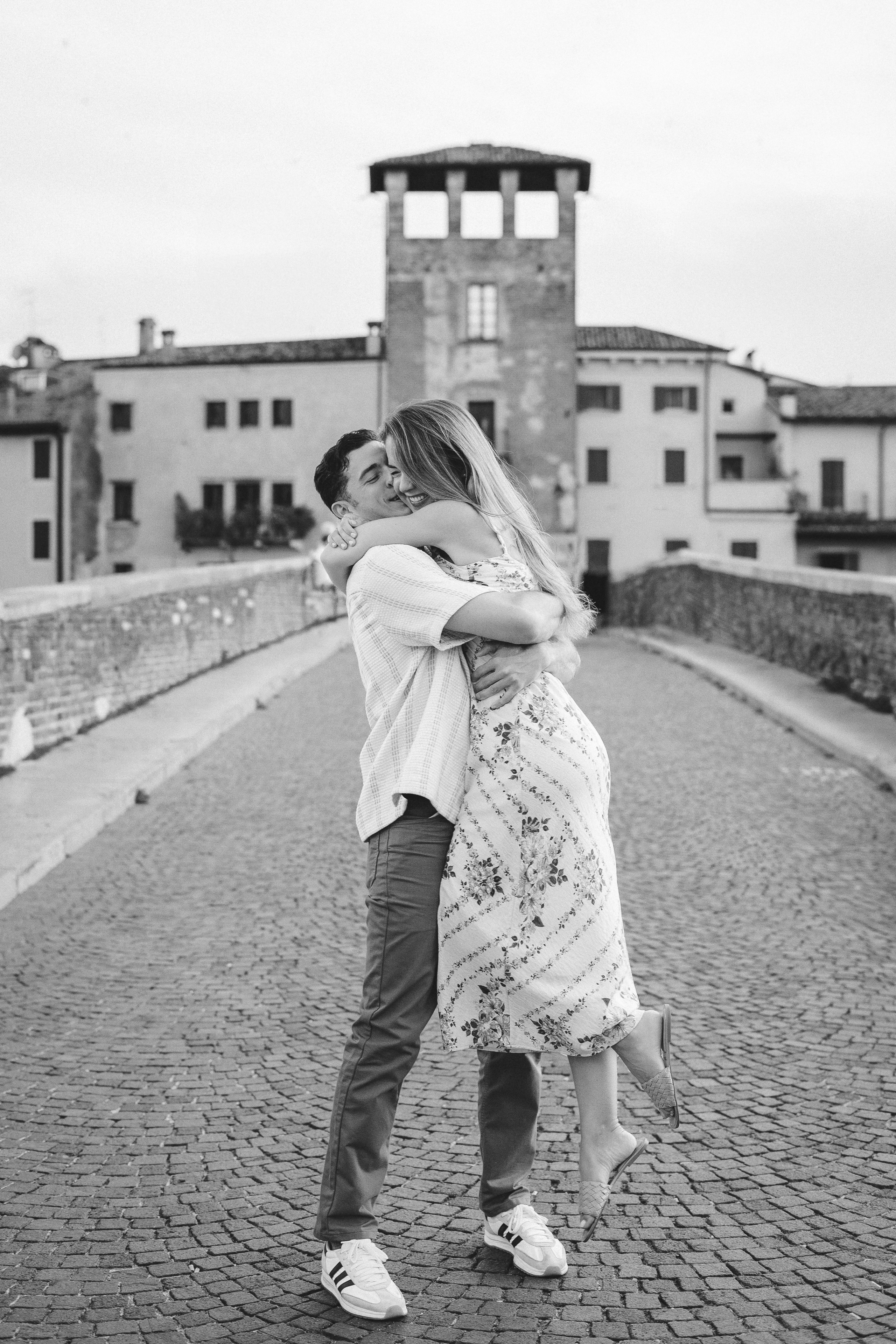 C & C (Ponte Pietra, Verona, Italy). Marriage Proposal Photographer in Verona, Lake Garda and Dolomites| Diana Fedrigo