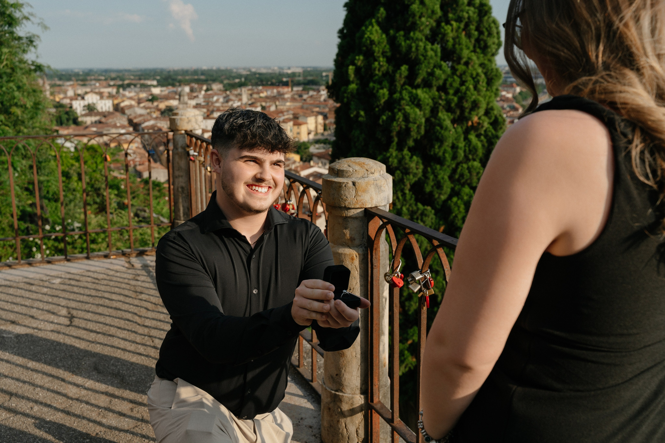 A & A (Castel San Pietro, Verona, Italy). Marriage Proposal Photographer in Verona, Lake Garda and Dolomites| Diana Fedrigo