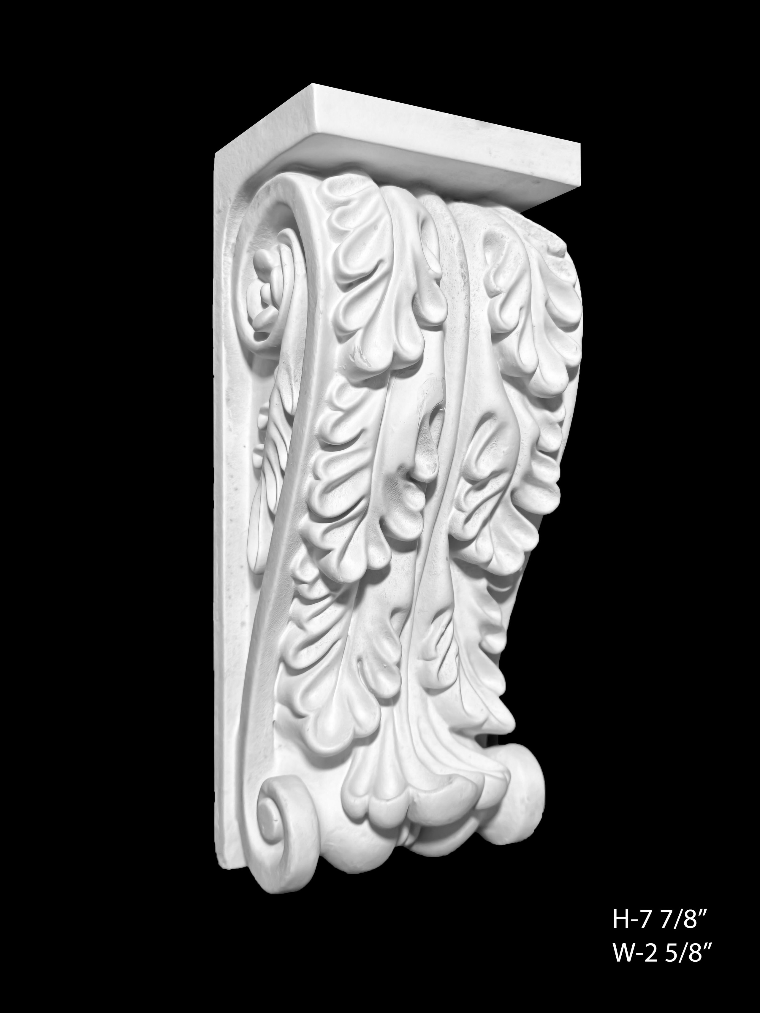 Corbels. Plaster molding