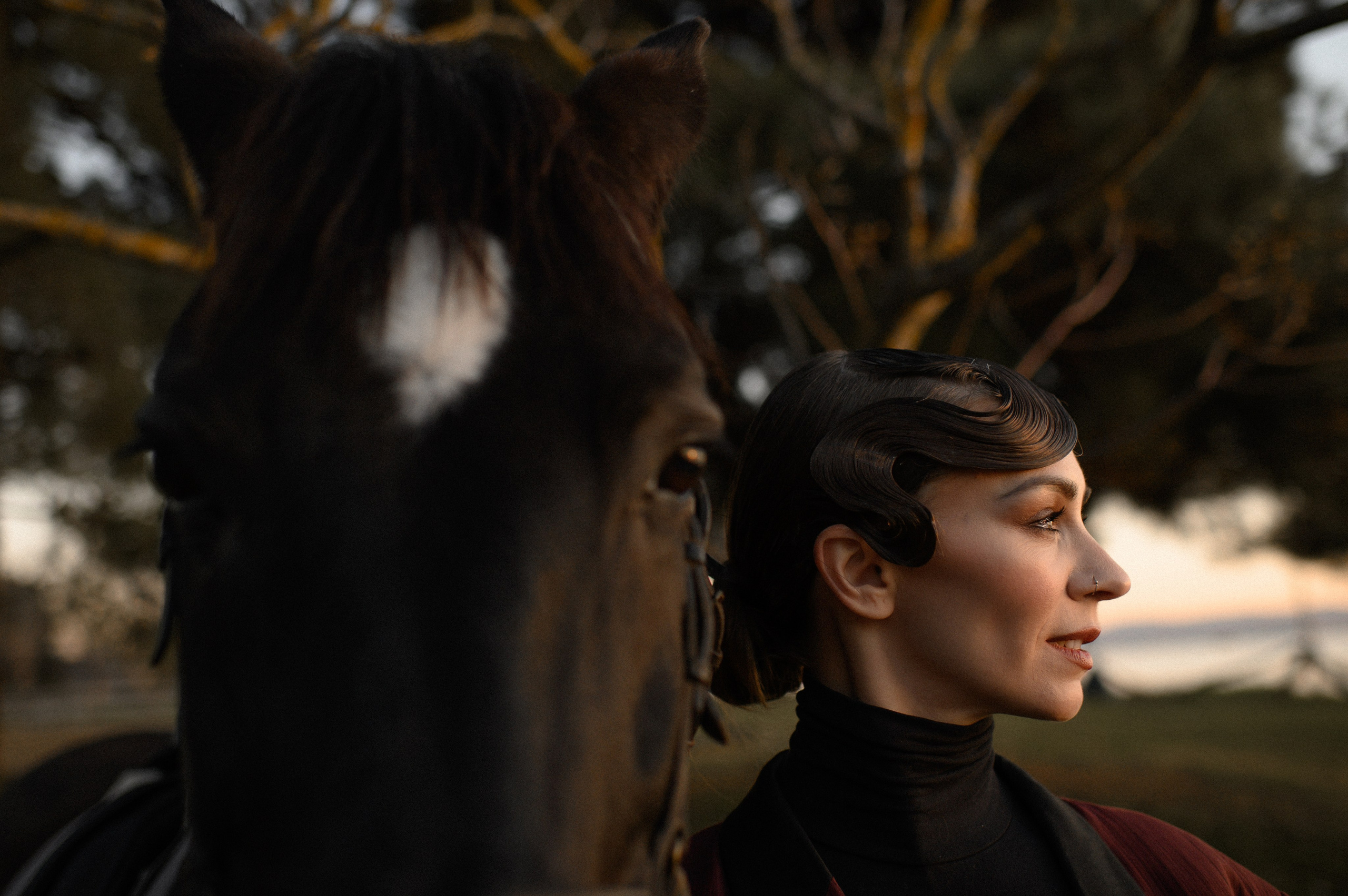 Sofia evening horse ride. Family, children, portrait, and event photography in Thessaloniki