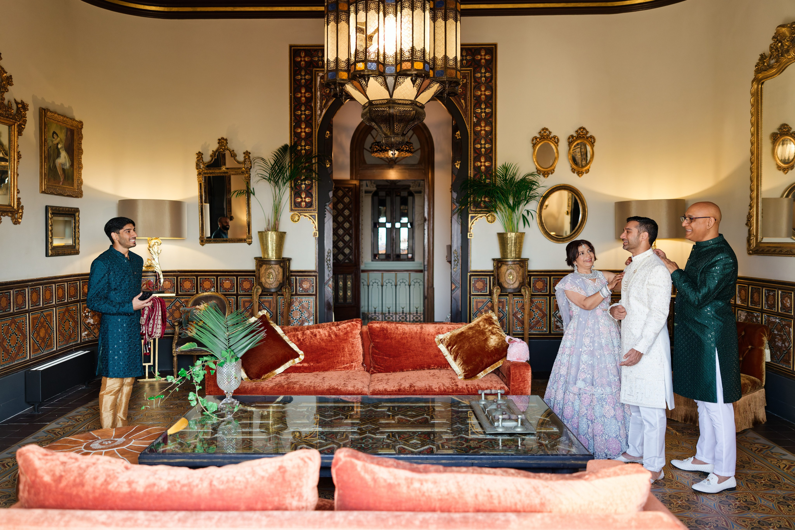 Indian wedding at Gran Villa Rosa, Barcelona