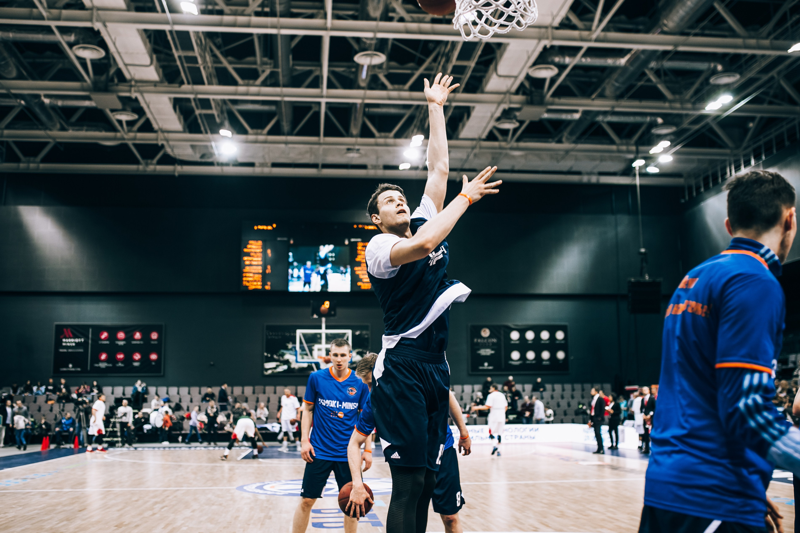 Basketball game Tsmoki-Minsk — Lokomotiv. Destination Wedding photographer Italy, France, Germany, Spain, Poland Oleg Zaicev
