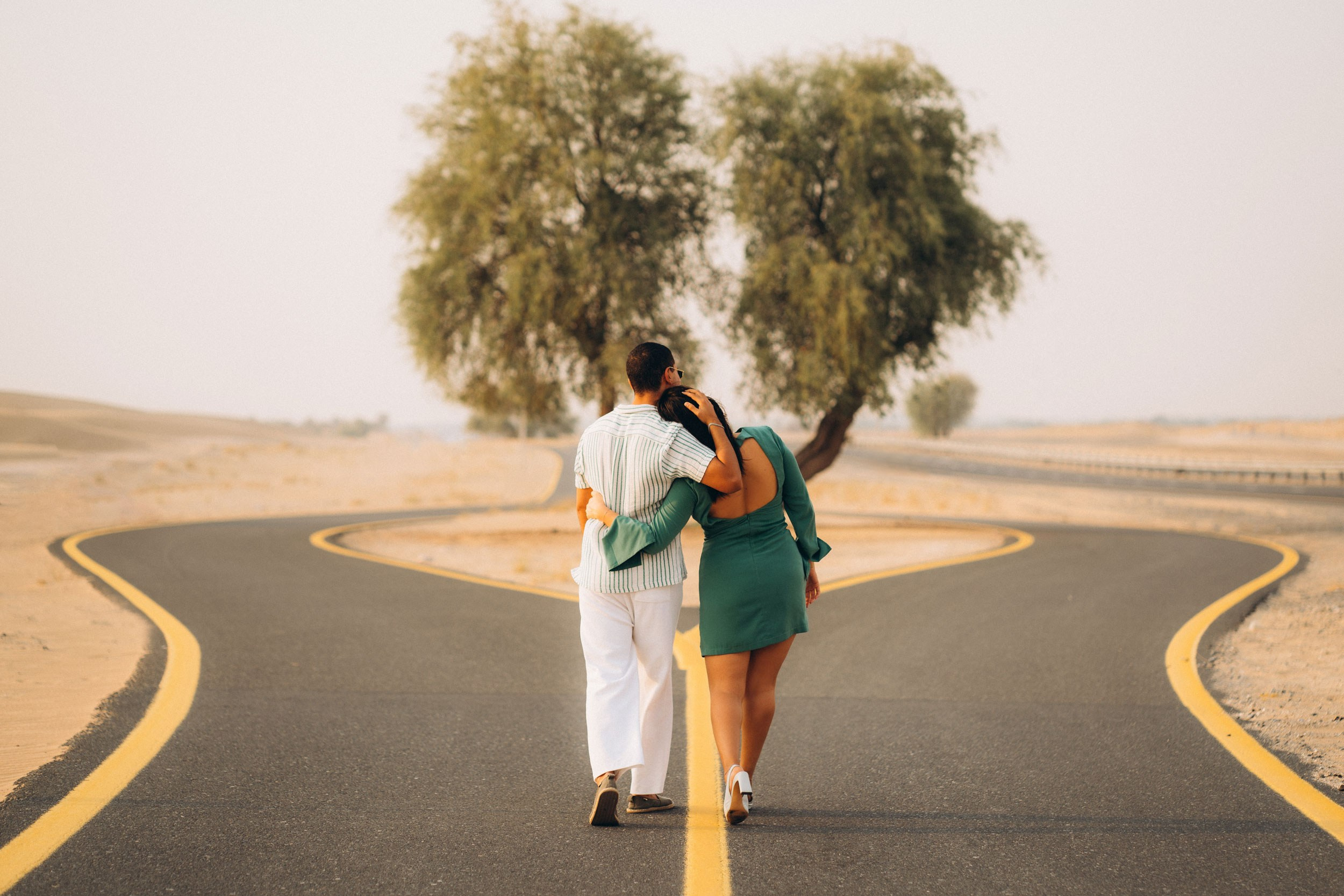 Sunset of Two Hearts. Angela Iakovleva — Family Photographer in Dubai