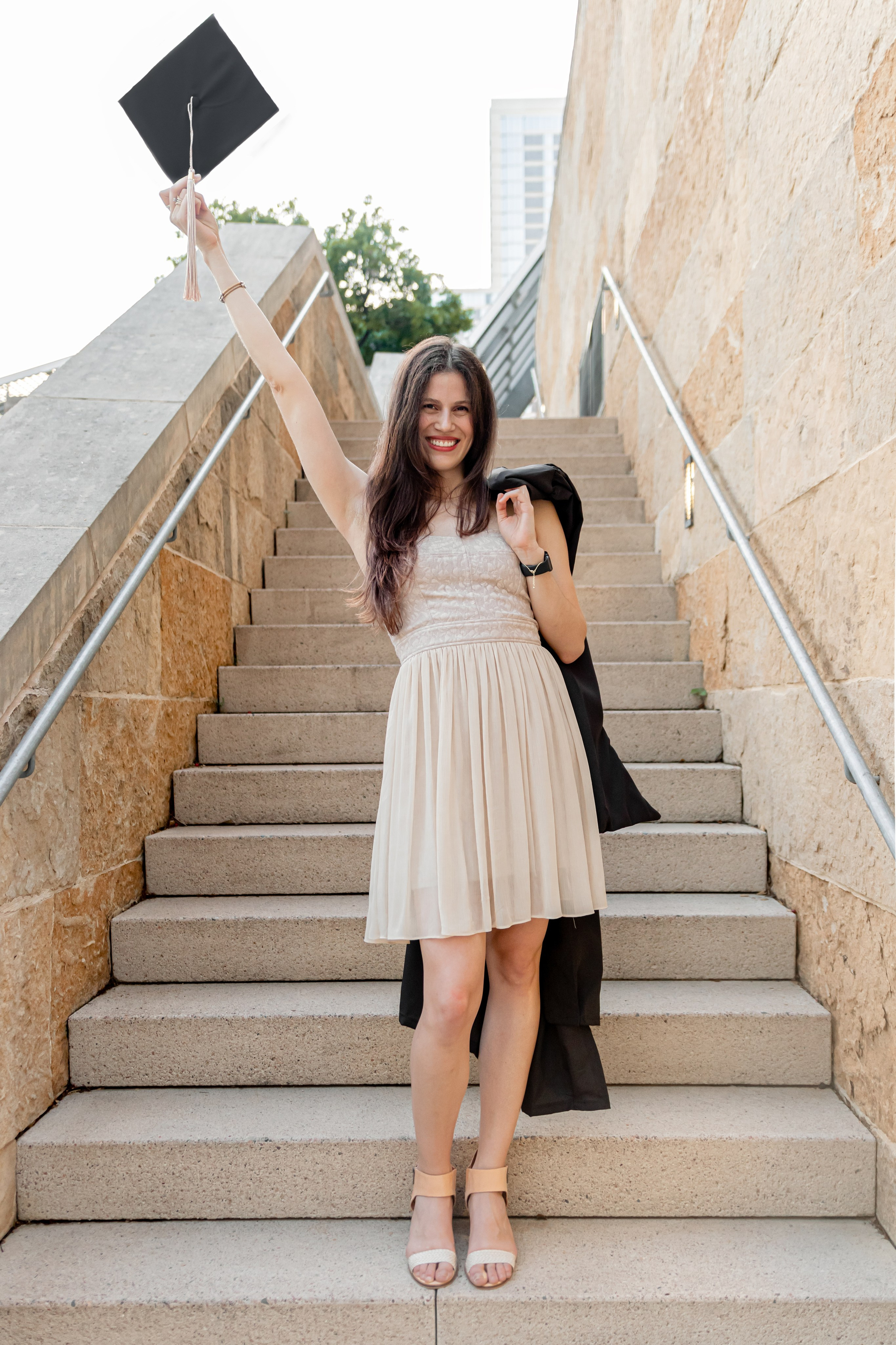 May’s graduation photoshoot in the Seaholm District