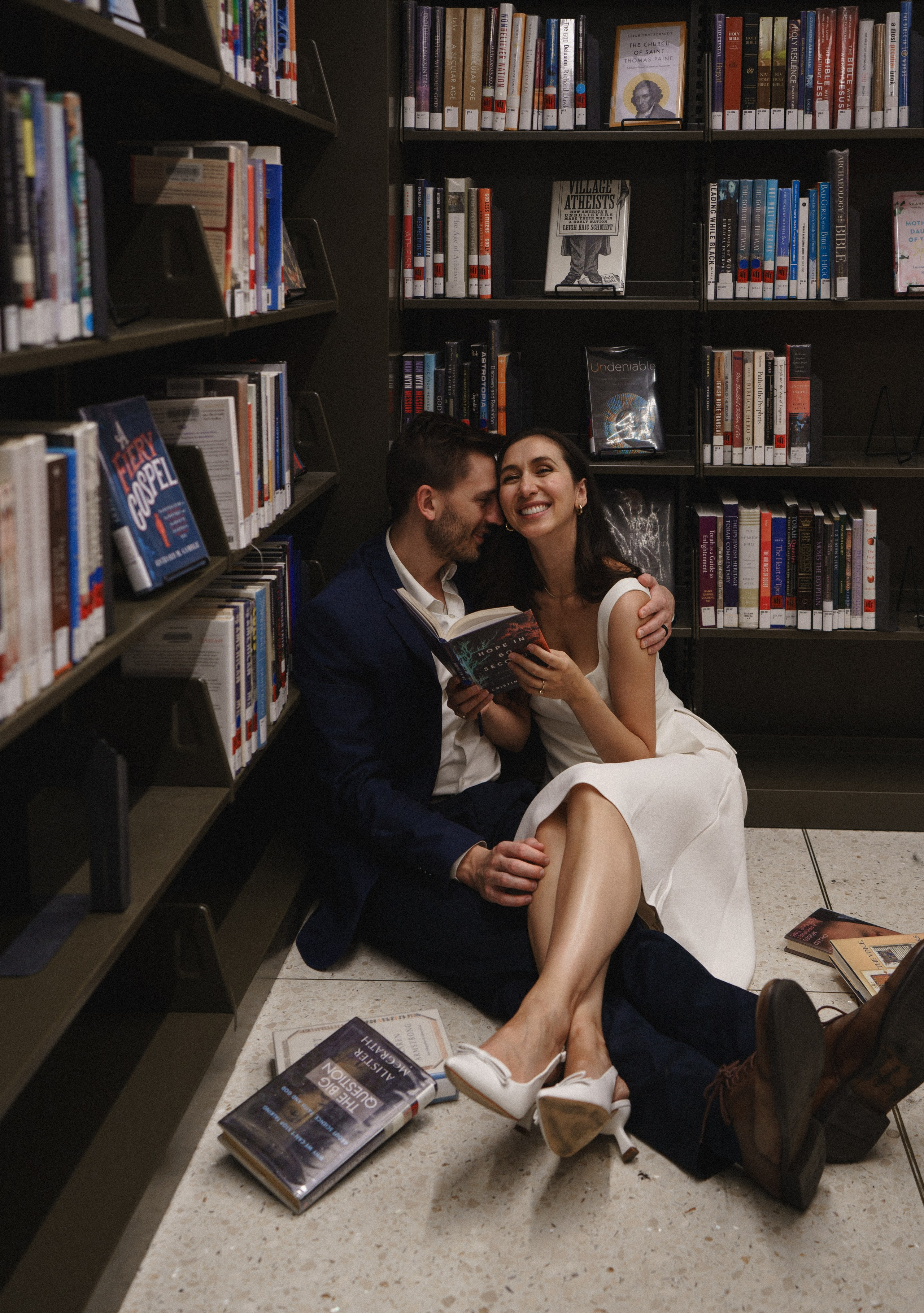 Library love story. New York + destination photographer