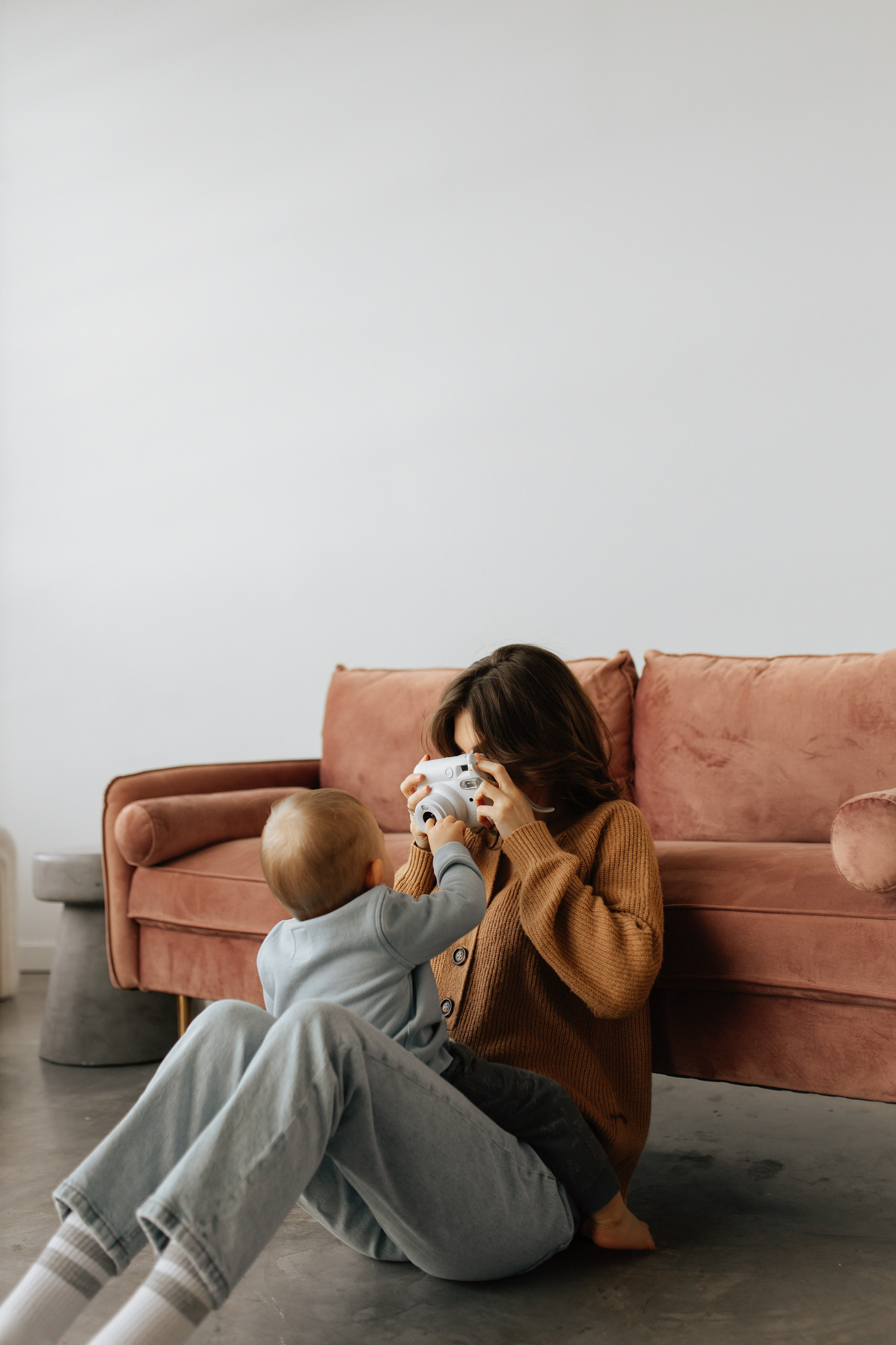 Aleksandr’s first birthday. Home