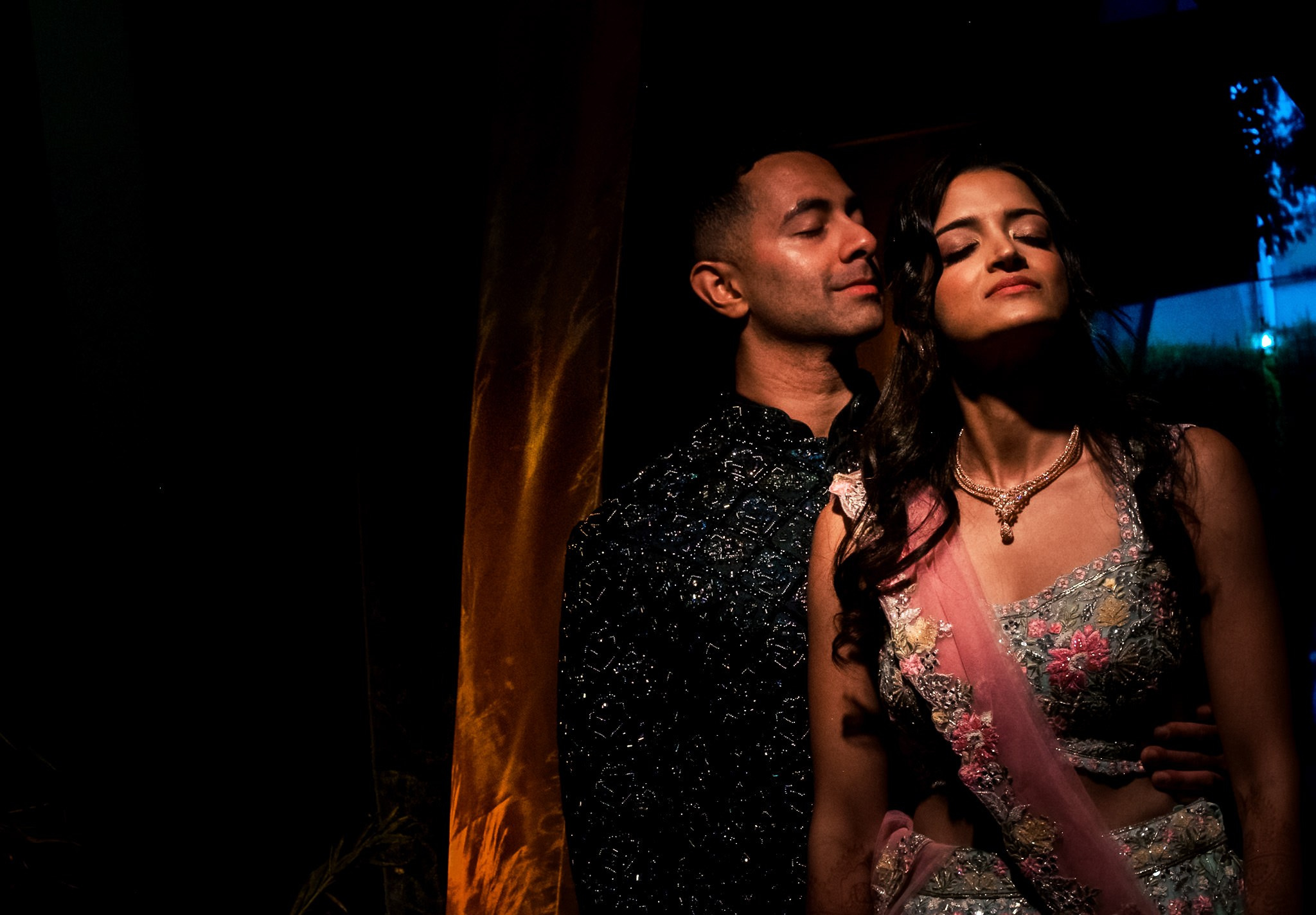 Aagya & Kishore. Wedding and family photographer in Mexico City