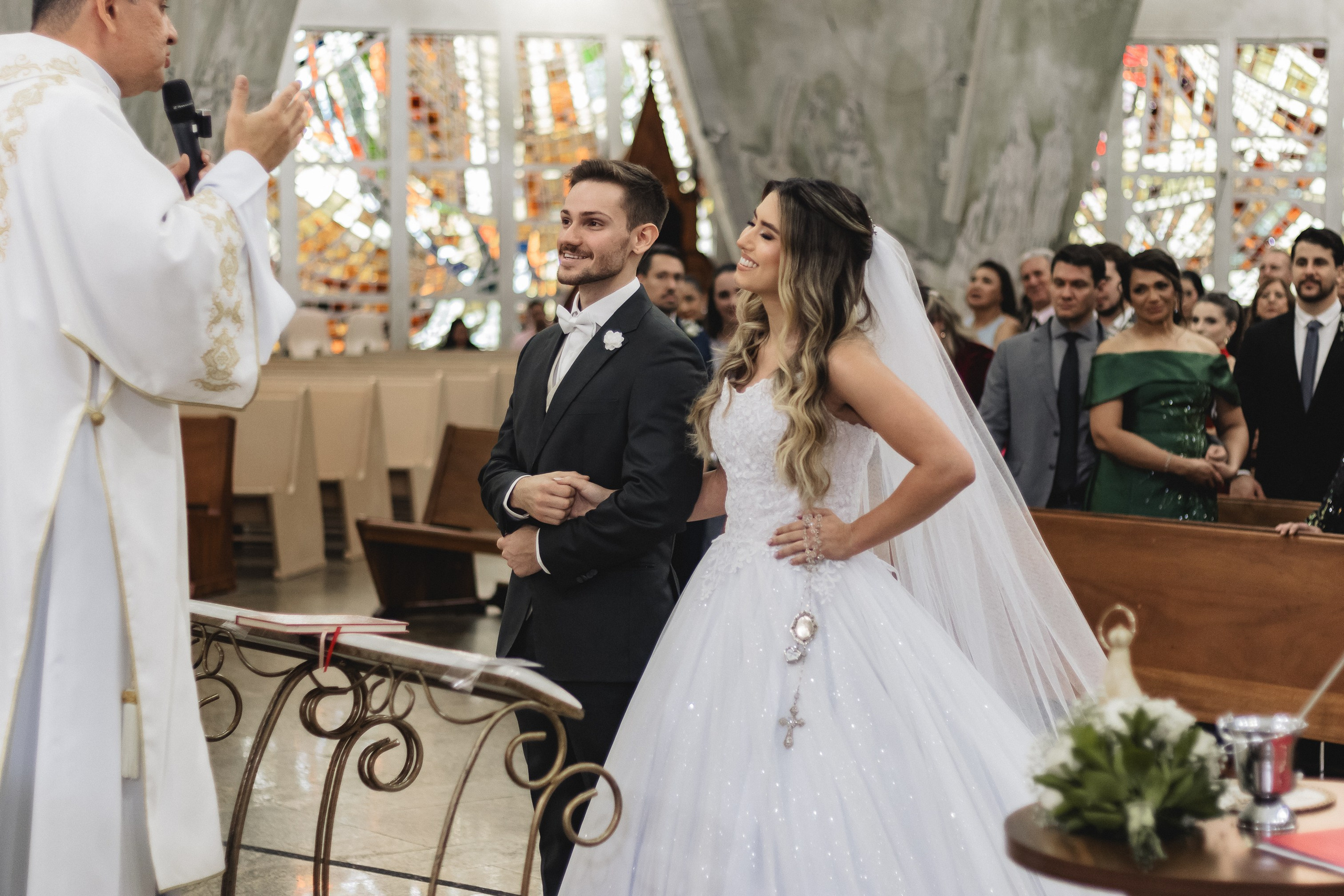 Heloisa e Andre casamento na catedral de maringa. Fotografo de casamento I Claudinei Moura