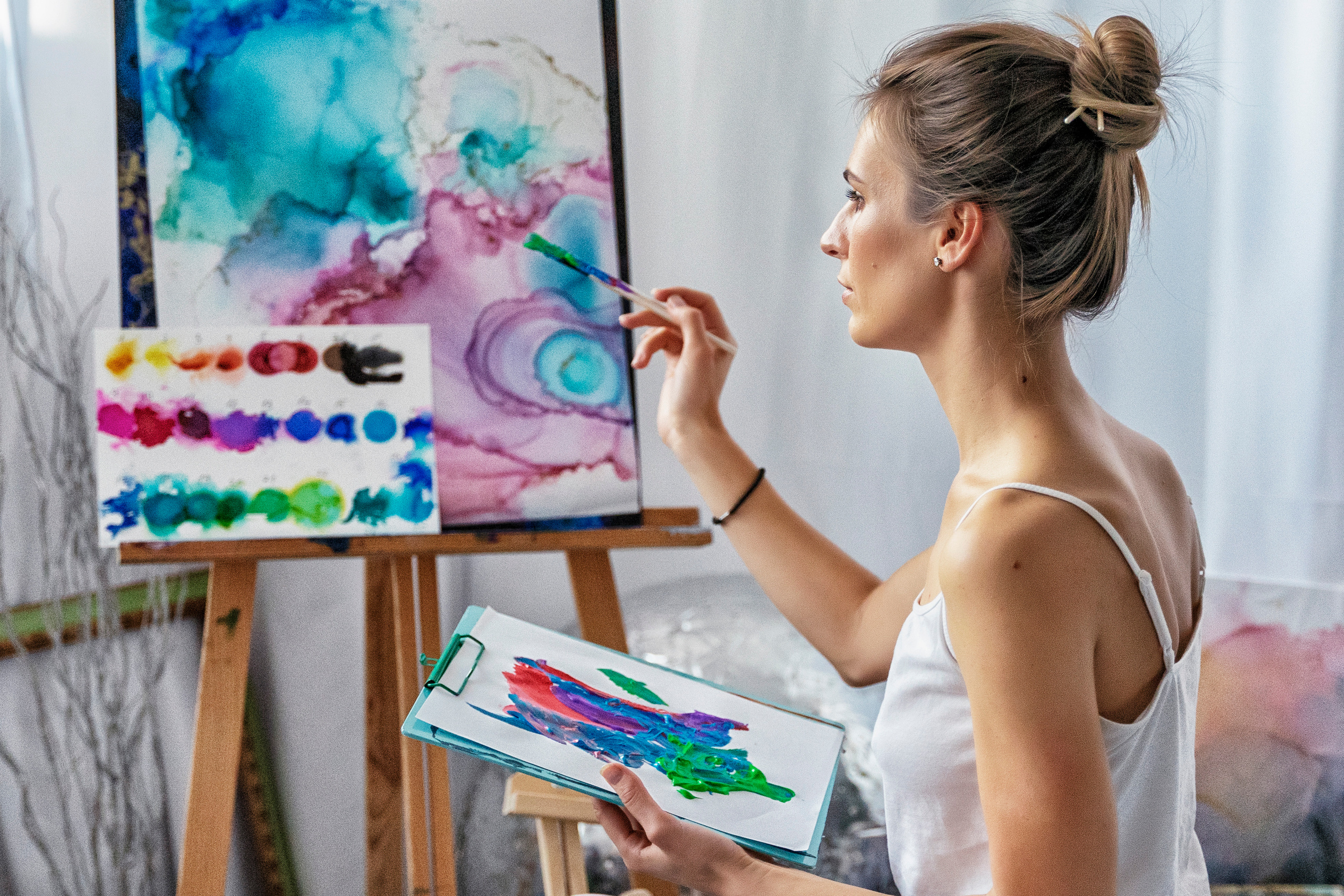 Artist Anna. Photographer @ Studio | Barcelona — Svyatoslav Usmyal