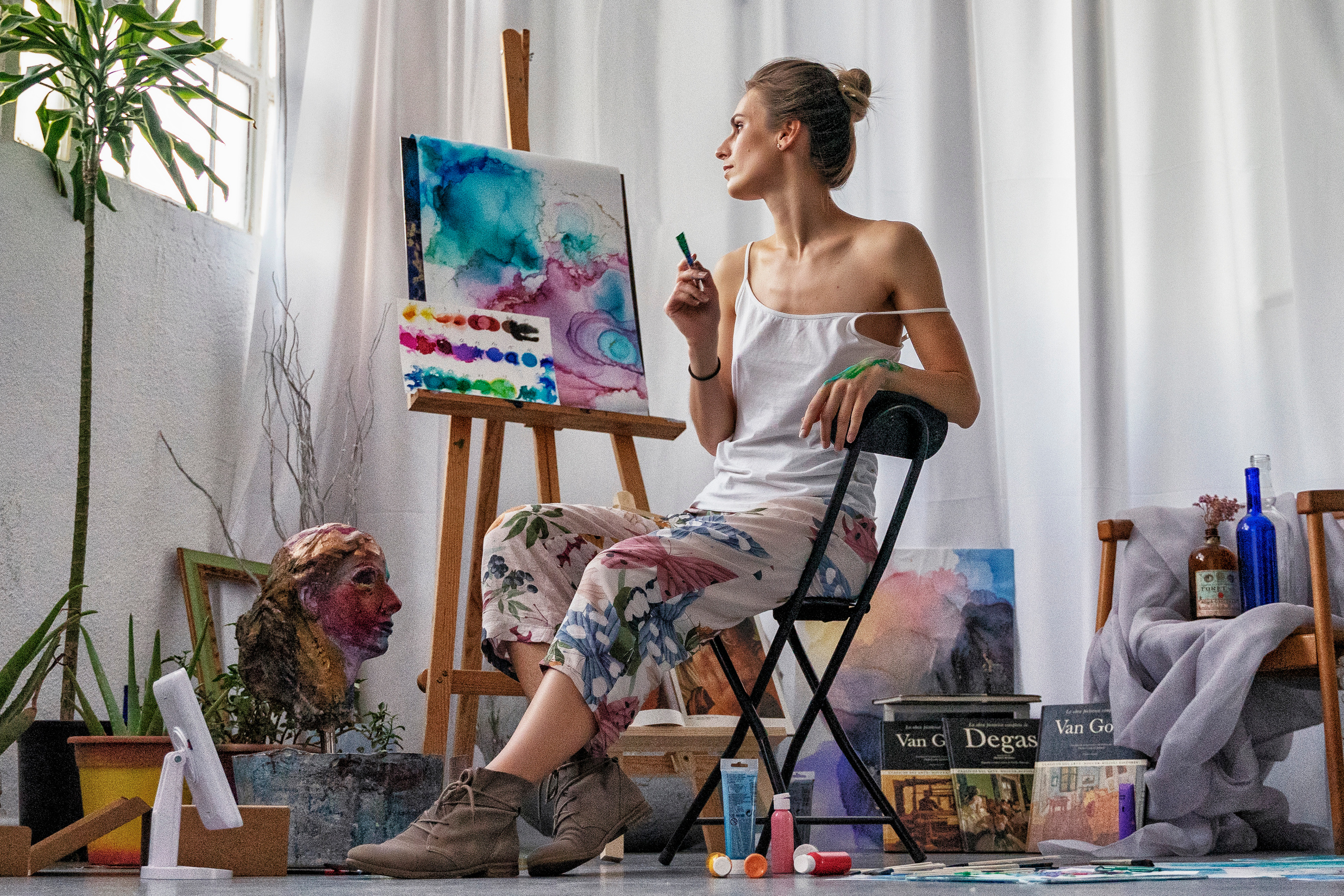 Artist Anna. Photographer @ Studio | Barcelona — Svyatoslav Usmyal