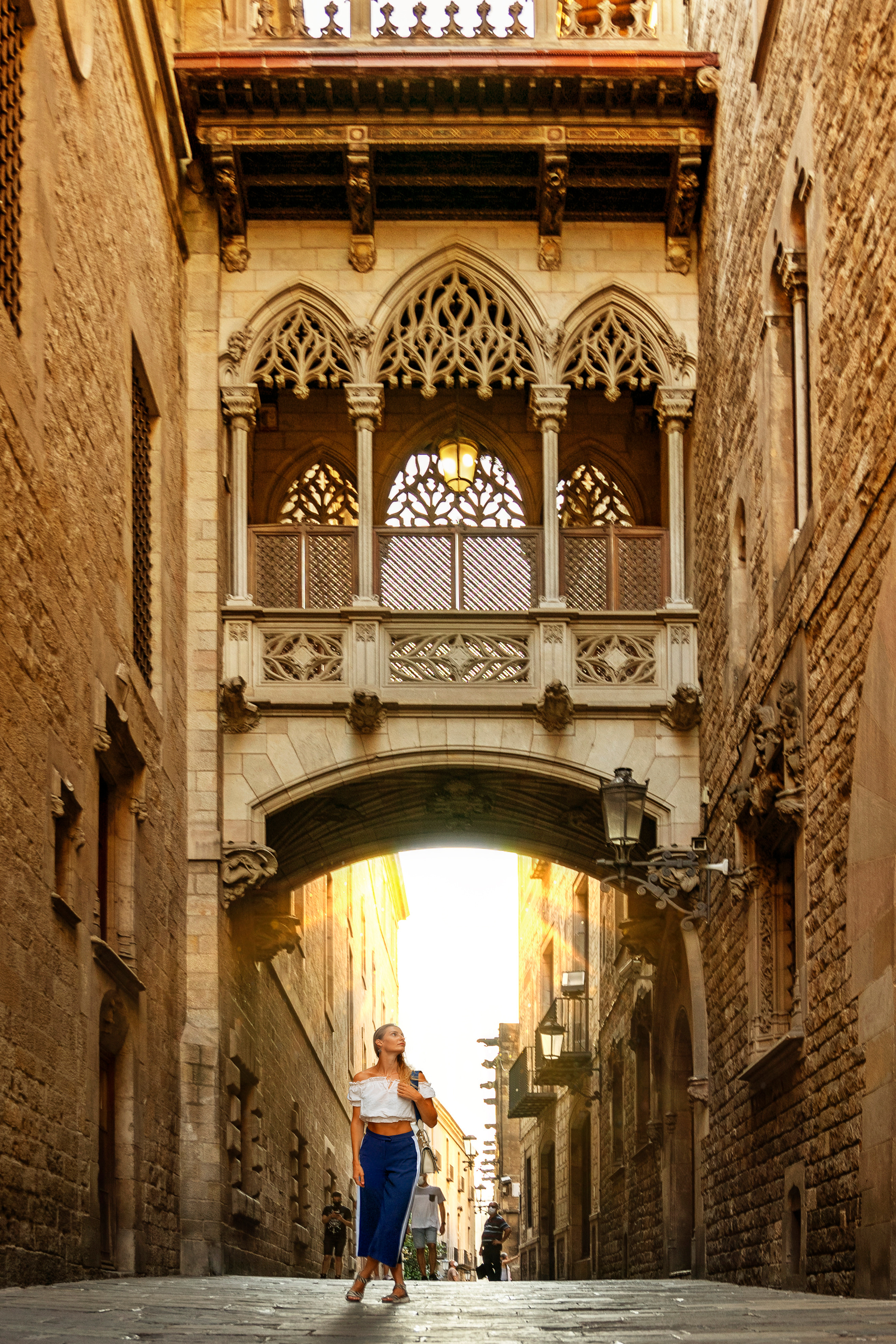 The Gothic Quarter in Barcelona. Inicio