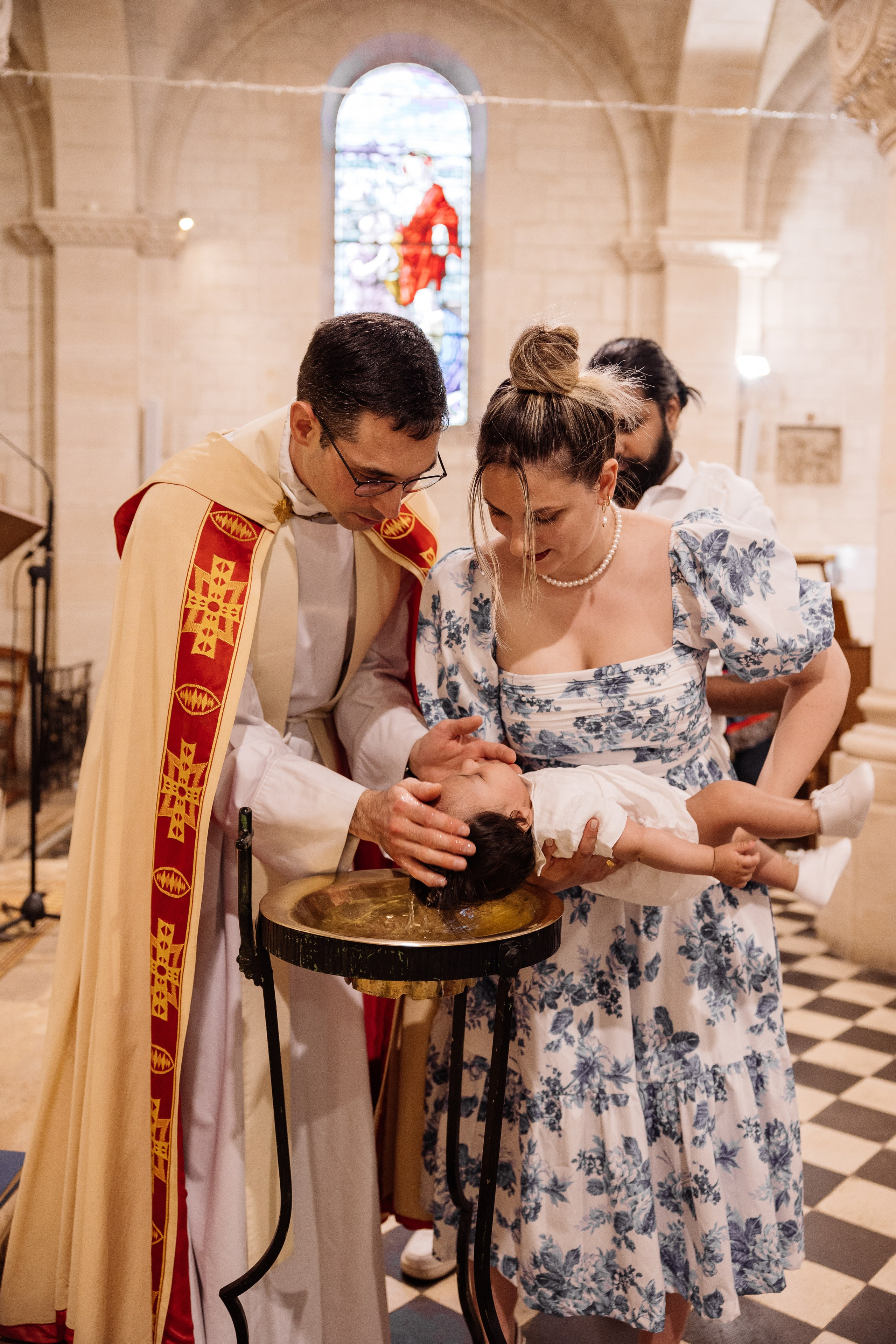 The Baptism a Sacred and Holy Event. Weeding Photographer in Bordeaux, Florin Tugui