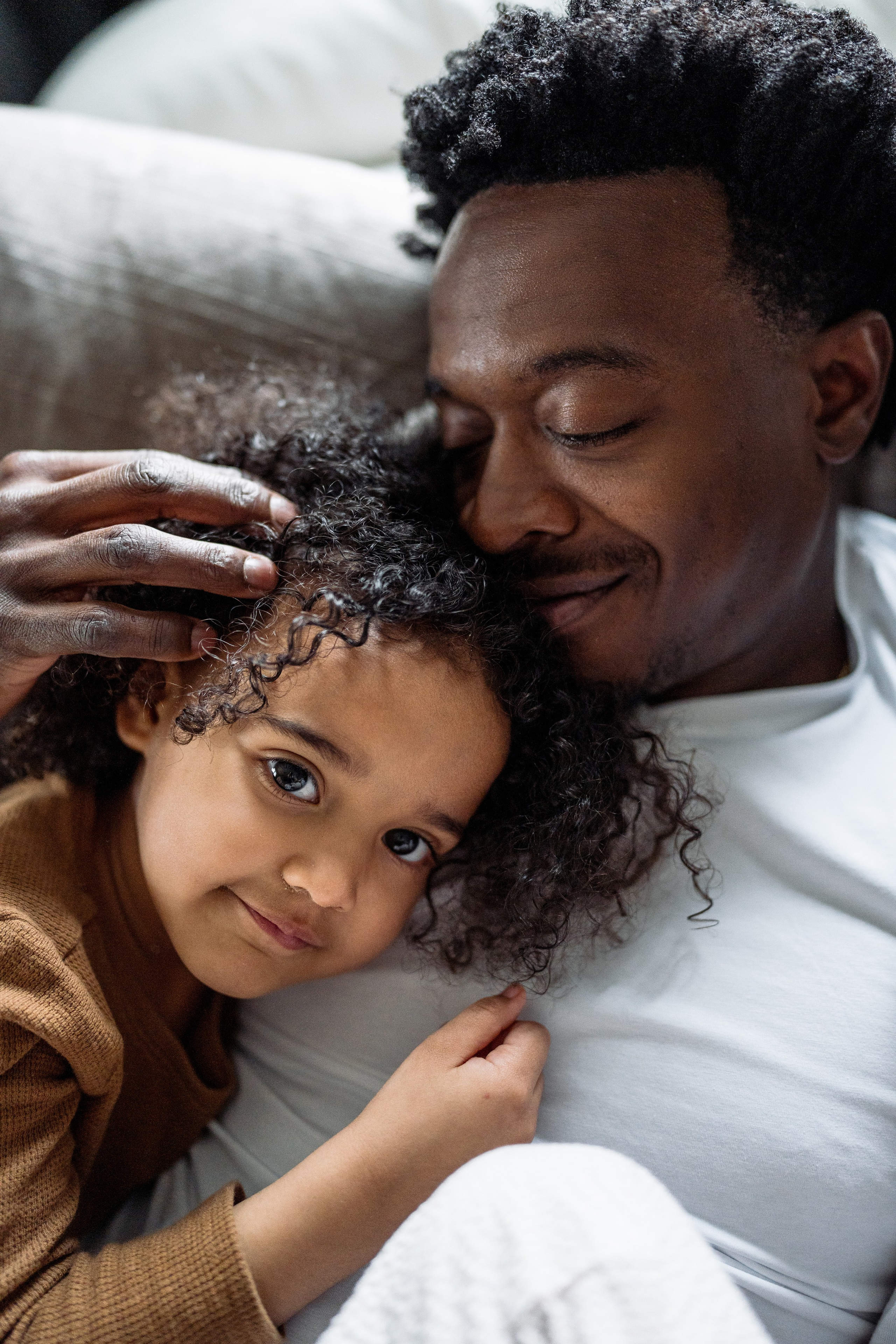 Stephanie, Lamar and kids at home. Wedding and family photographer and videographer PA, NJ, NY, DE, MD