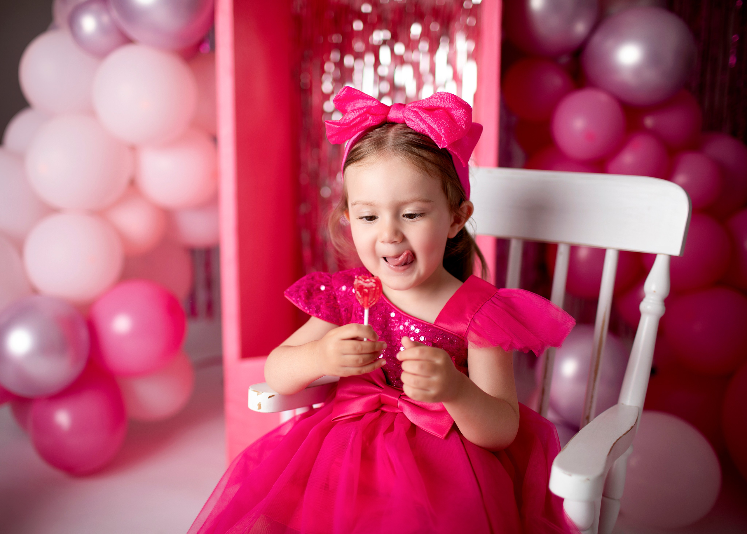 Mini-fotografering i Barbie-stil för flickor från 1 till 6 år. Axlundphotography.se