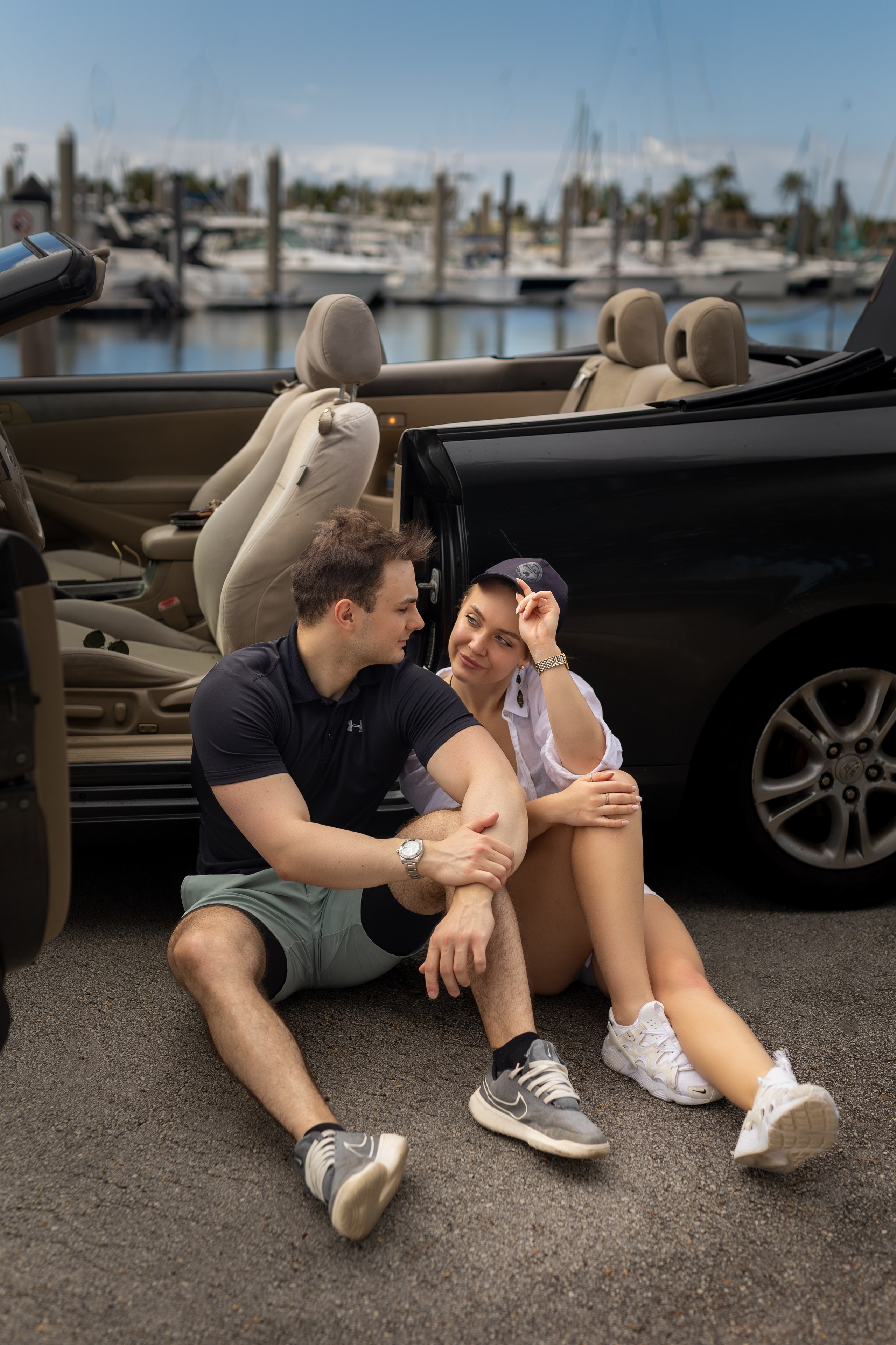 Pier & Convertible Love Story. Family, lifestyle, and commercial photography in New York and New Jersey