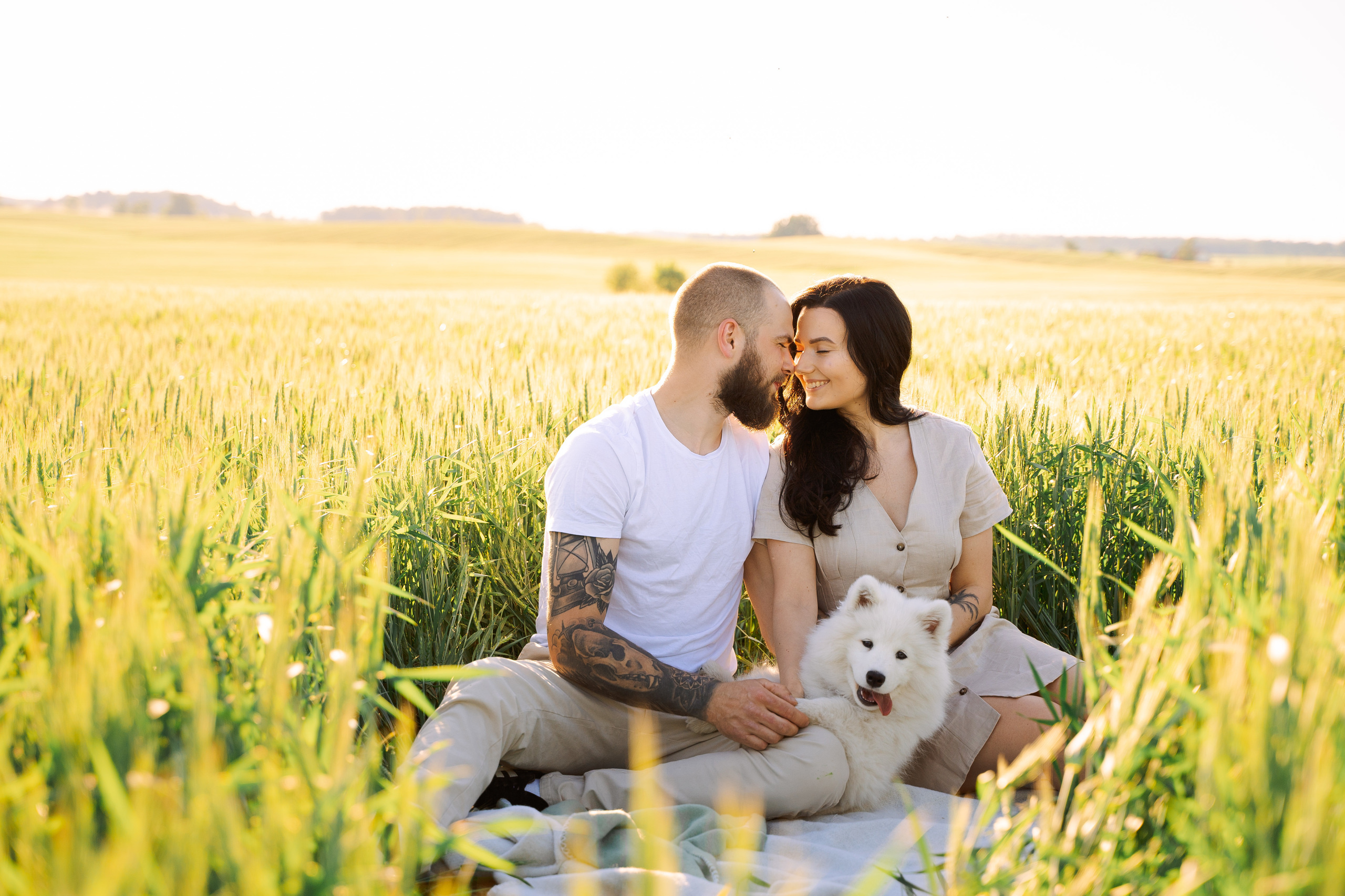It’s a girl! Samoyed puppy Olivia. Макар Кириков — свадебный и семейный фотограф Даугавпилс, Рига, Вильну
