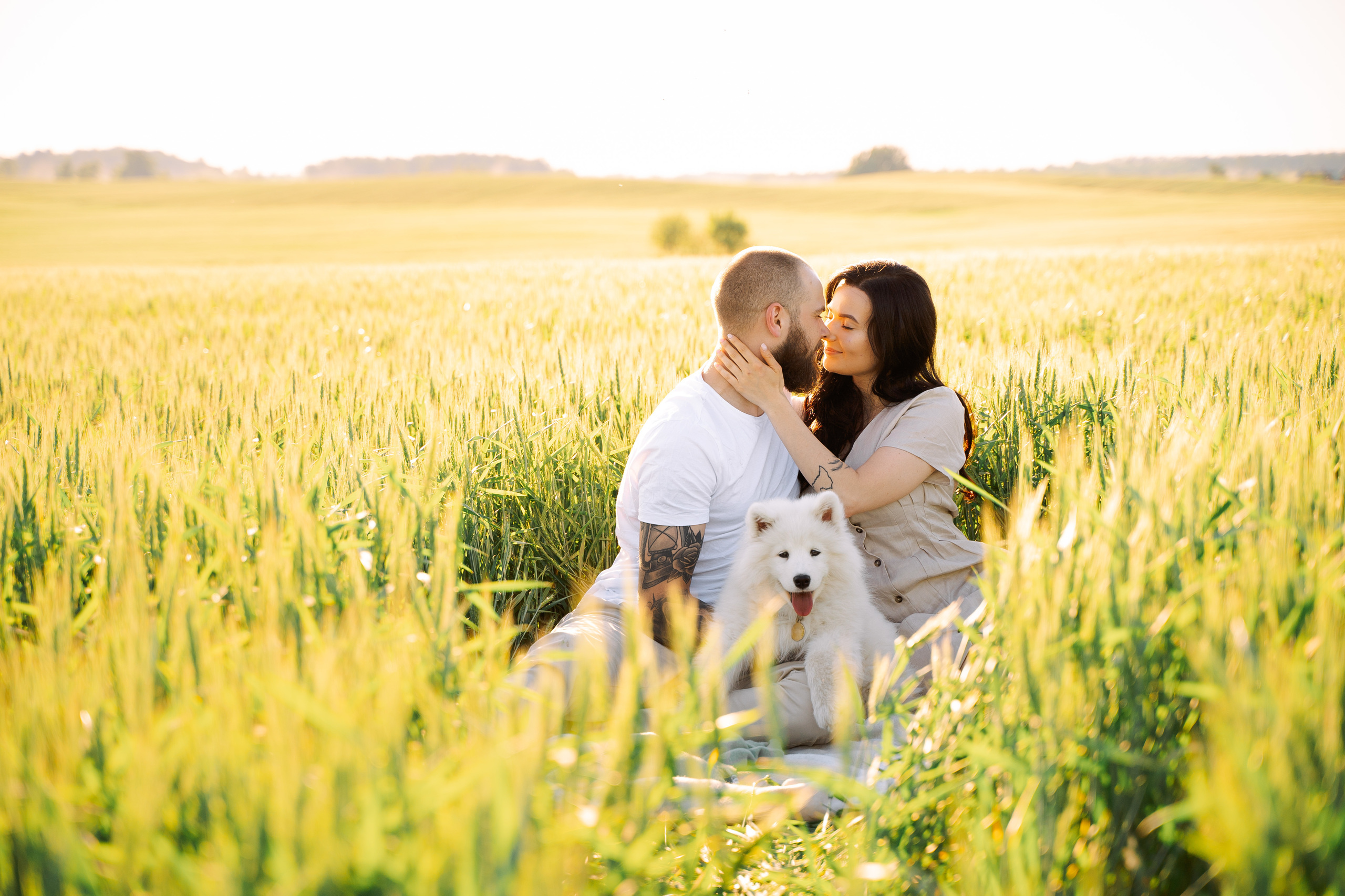 It’s a girl! Samoyed puppy Olivia. Макар Кириков — свадебный и семейный фотограф Даугавпилс, Рига, Вильну