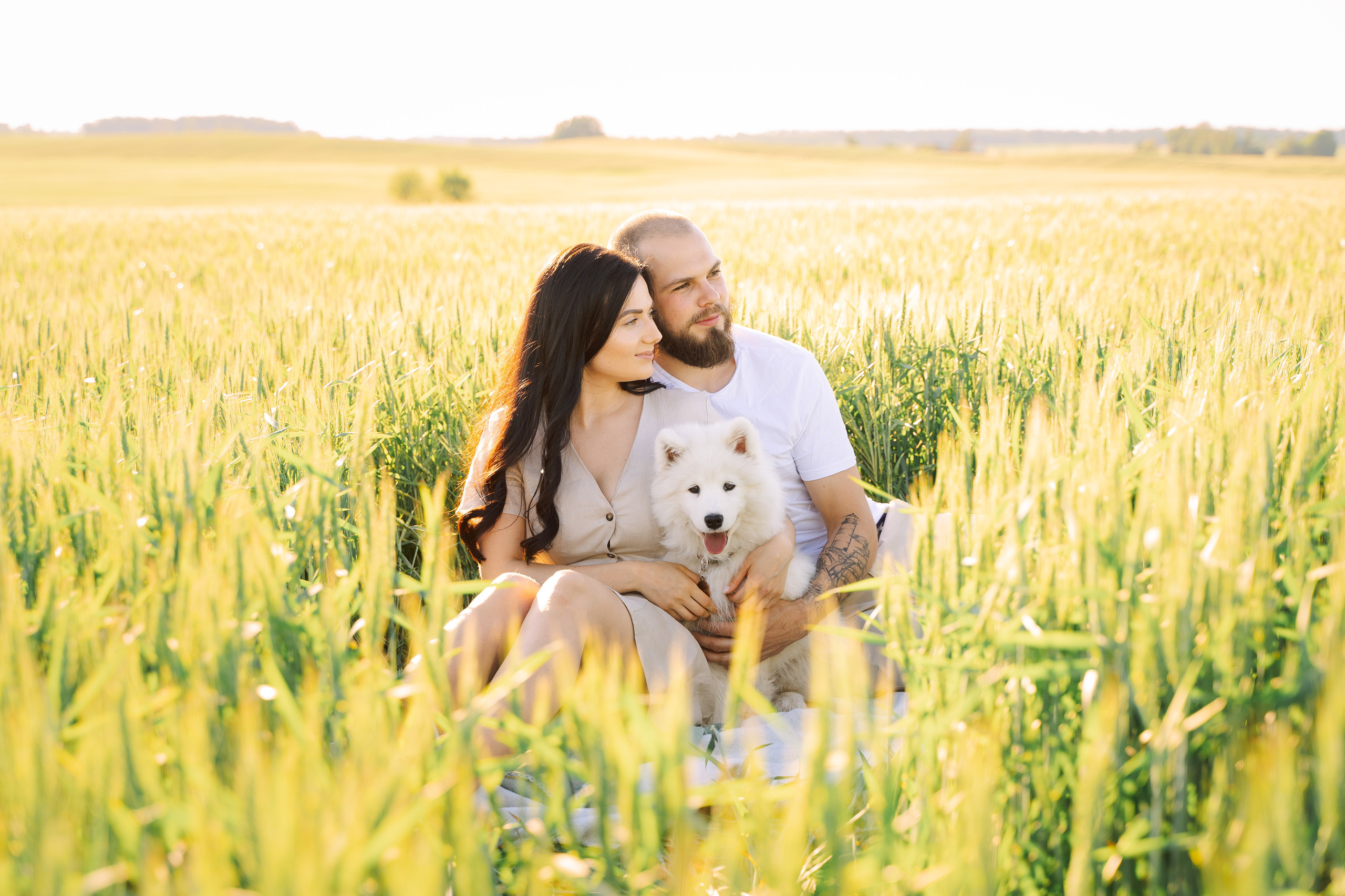 It’s a girl! Samoyed puppy Olivia. Макар Кириков — свадебный и семейный фотограф Даугавпилс, Рига, Вильну
