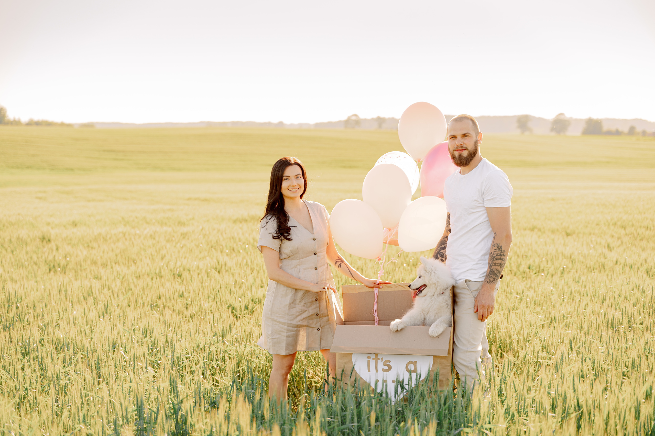 It’s a girl! Samoyed puppy Olivia. Макар Кириков — свадебный и семейный фотограф Даугавпилс, Рига, Вильну
