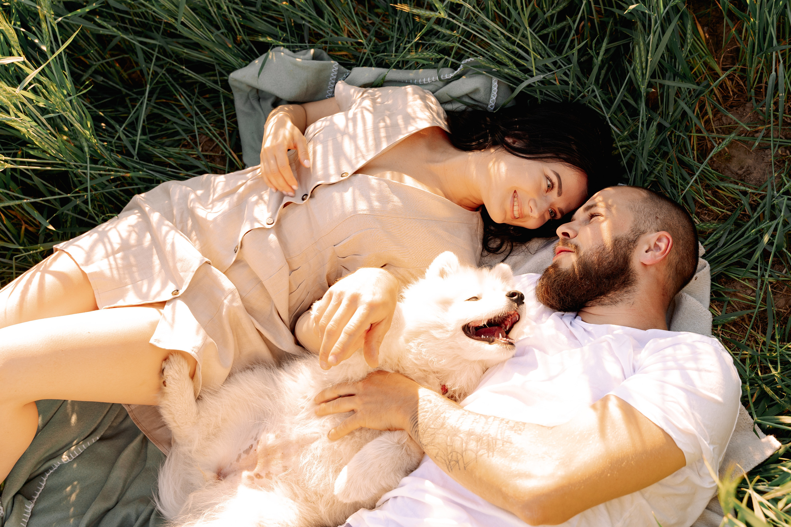 It’s a girl! Samoyed puppy Olivia. Макар Кириков — свадебный и семейный фотограф Даугавпилс, Рига, Вильну
