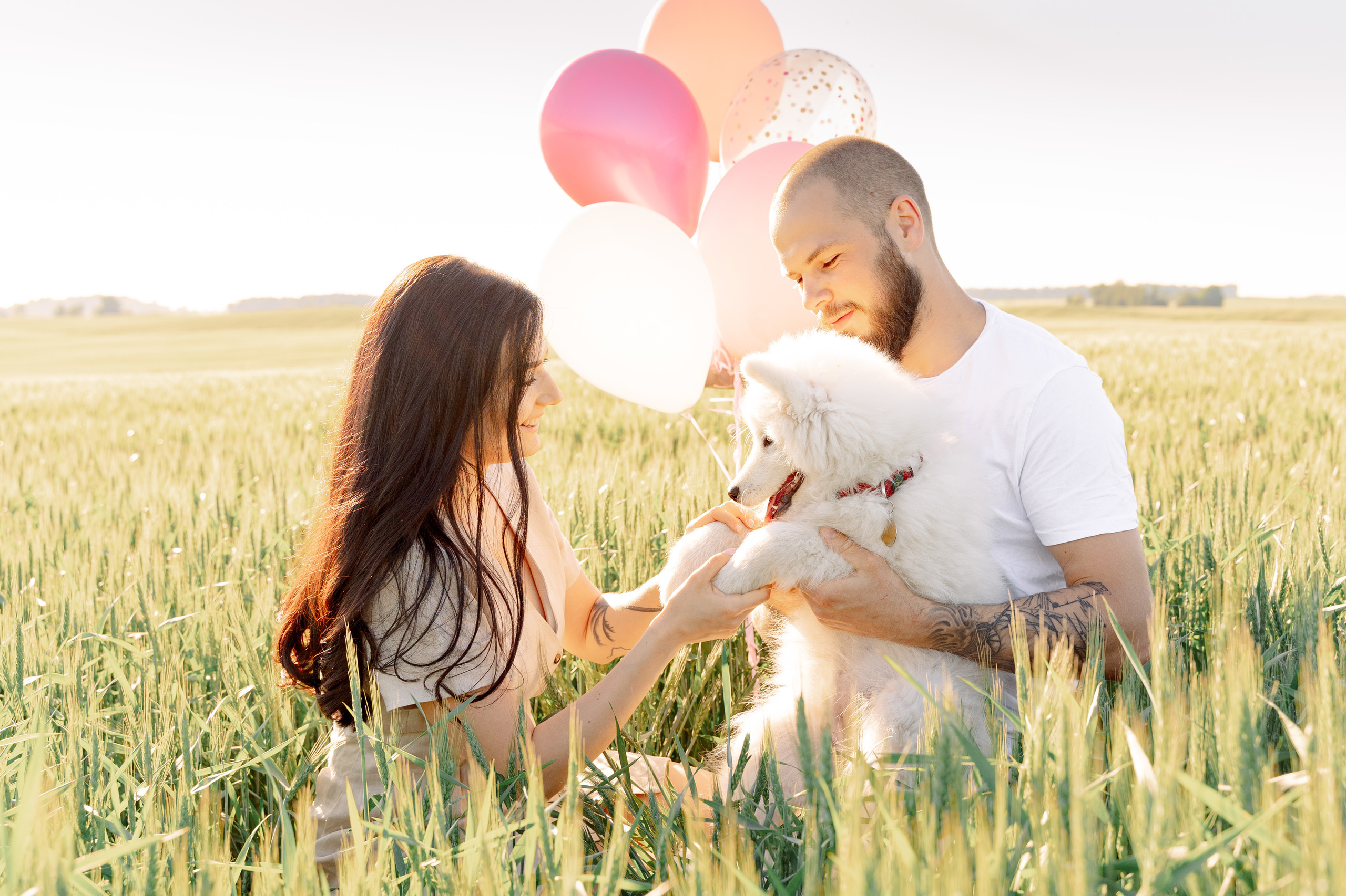 It’s a girl! Samoyed puppy Olivia. Макар Кириков — свадебный и семейный фотограф Даугавпилс, Рига, Вильну