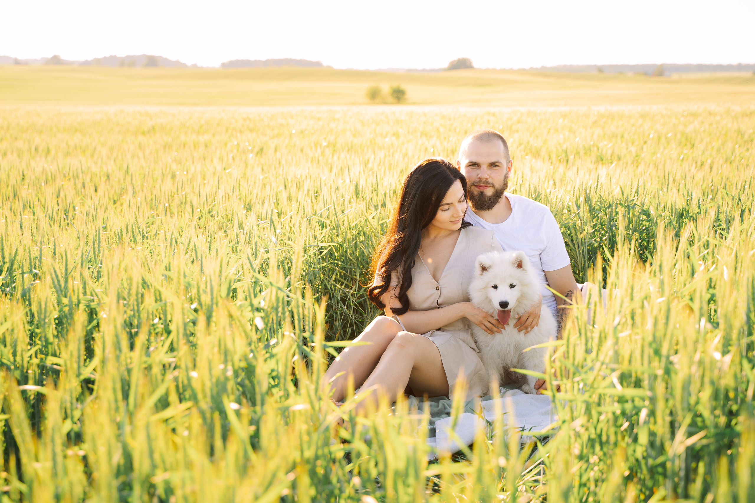 It’s a girl! Samoyed puppy Olivia. Макар Кириков — свадебный и семейный фотограф Даугавпилс, Рига, Вильну