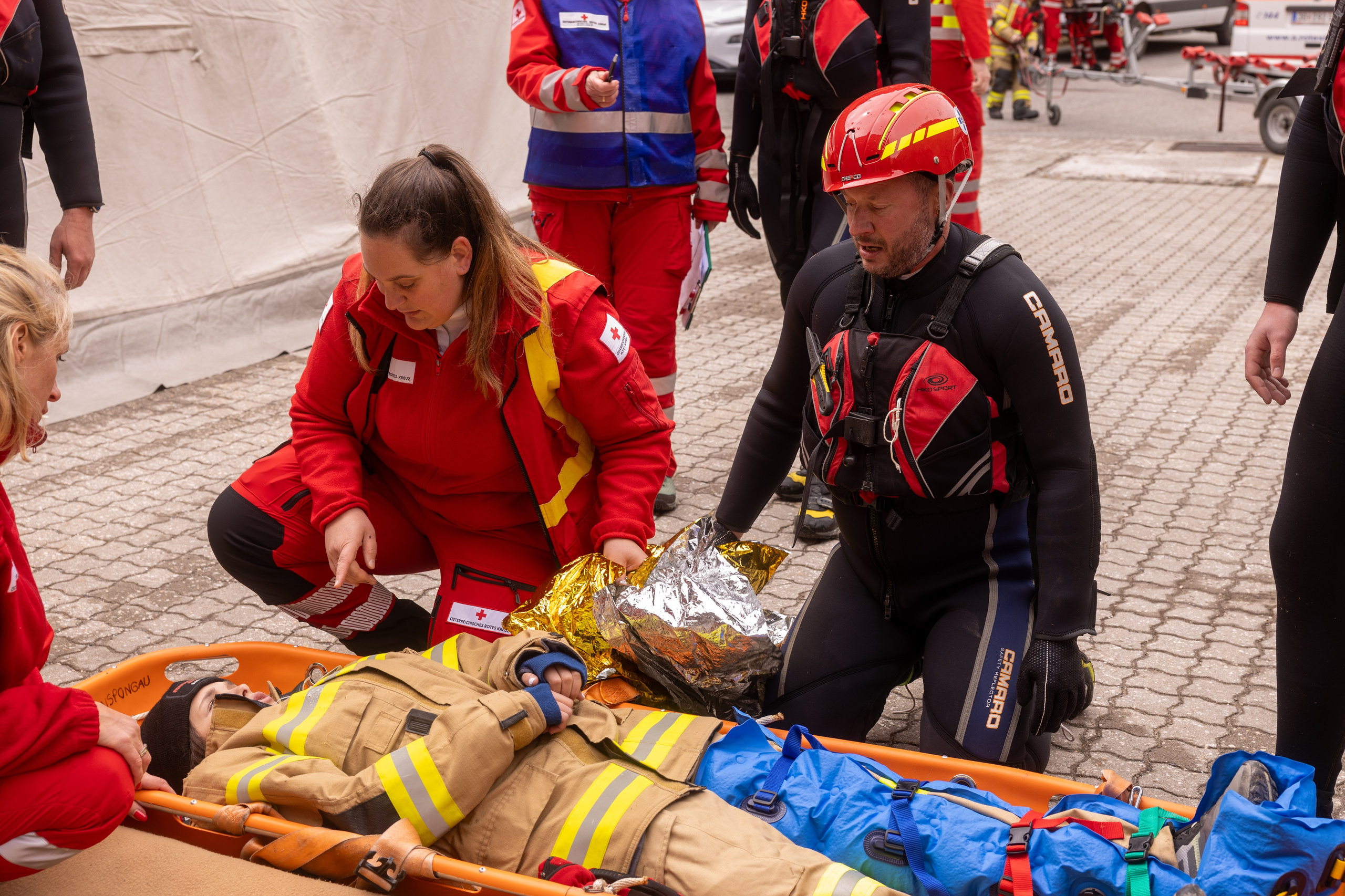 BEZIRKSÜBUNG WASSERRETTUNG 2025, Sportgastein. Guzel Kolobova| Fotografin| Salzburg