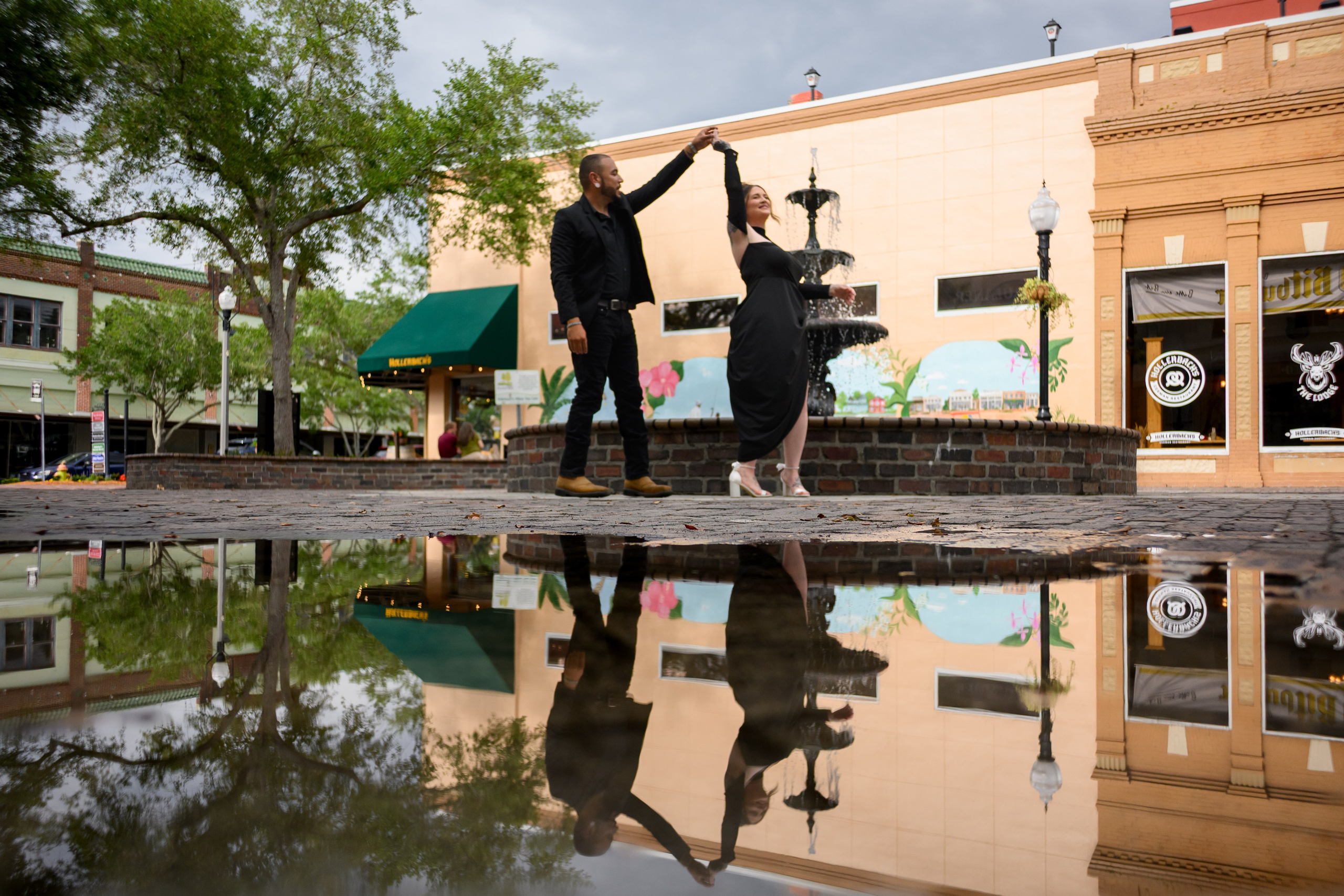Engagement Session — Downtown Sanford, Florida,