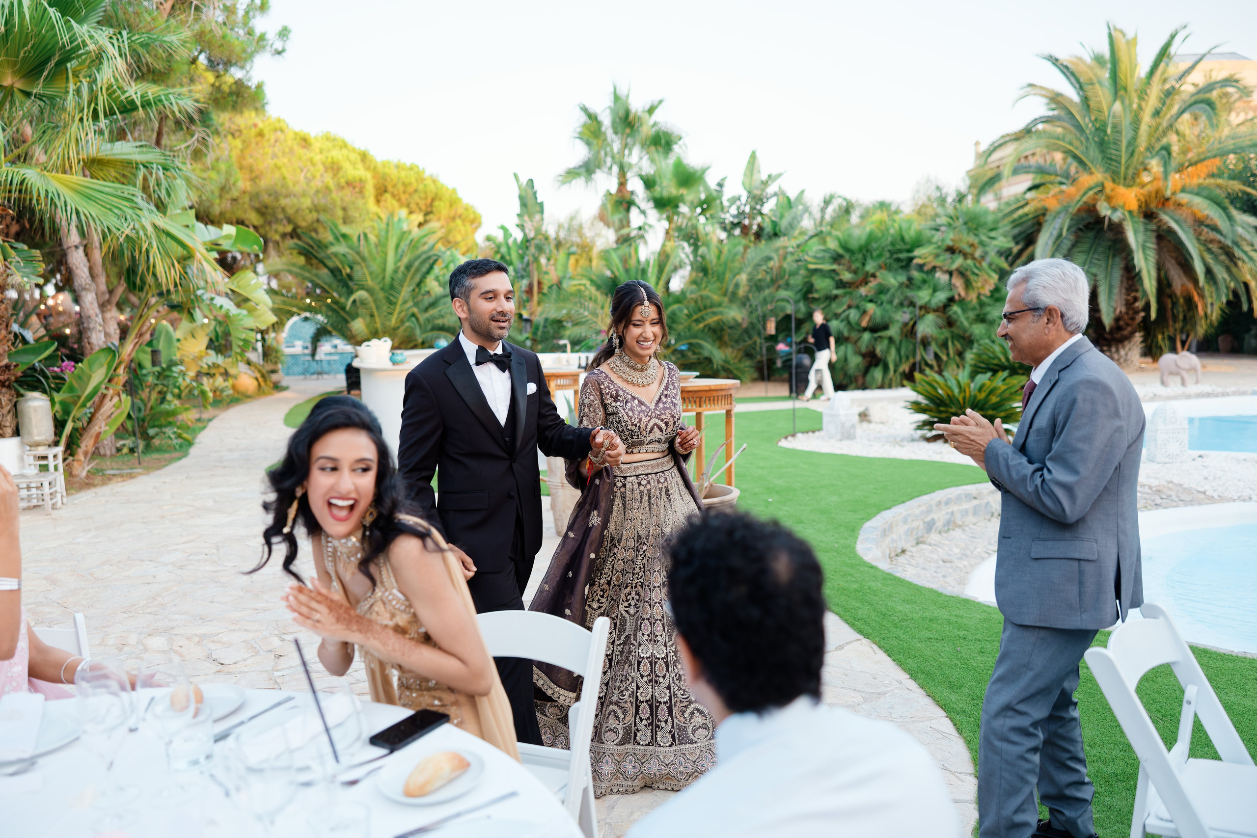 Indian wedding at Gran Villa Rosa, Barcelona