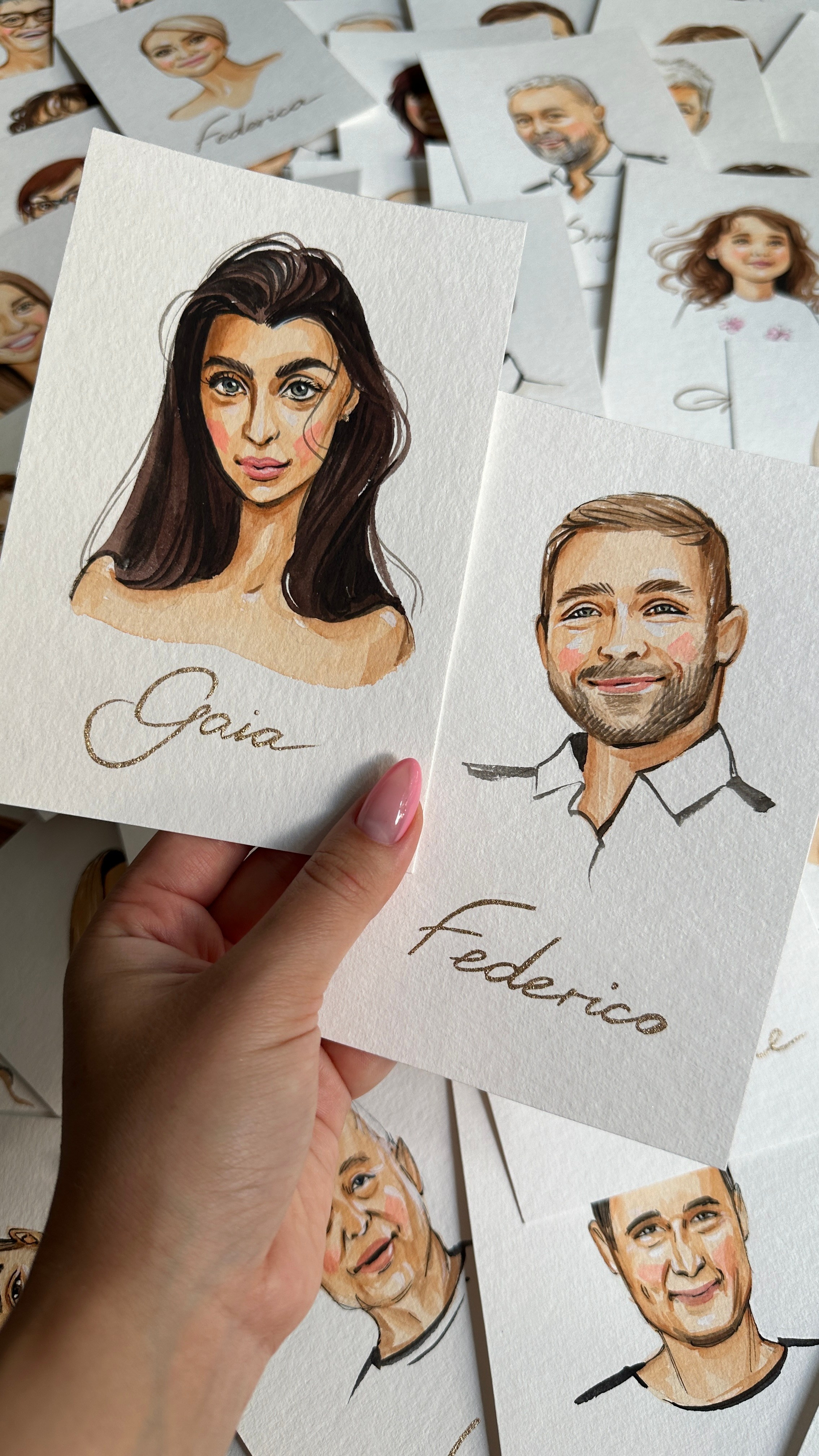 Wedding Seatings Cards. InnaIllustrator
