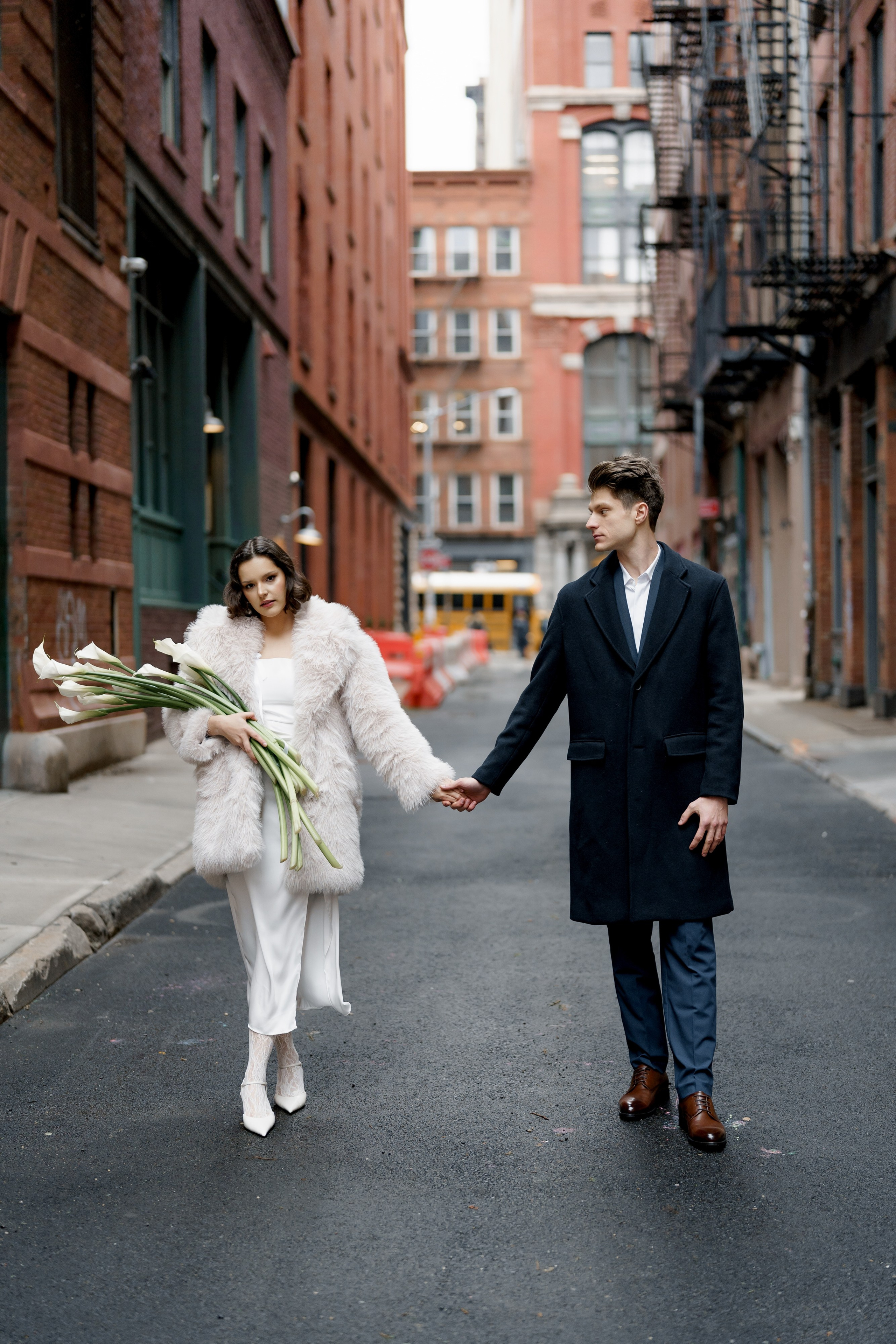 Alina and Dan’s Bold and Stylish Engagement Shoot. Wedding photographer and videographer New York | New Jersey