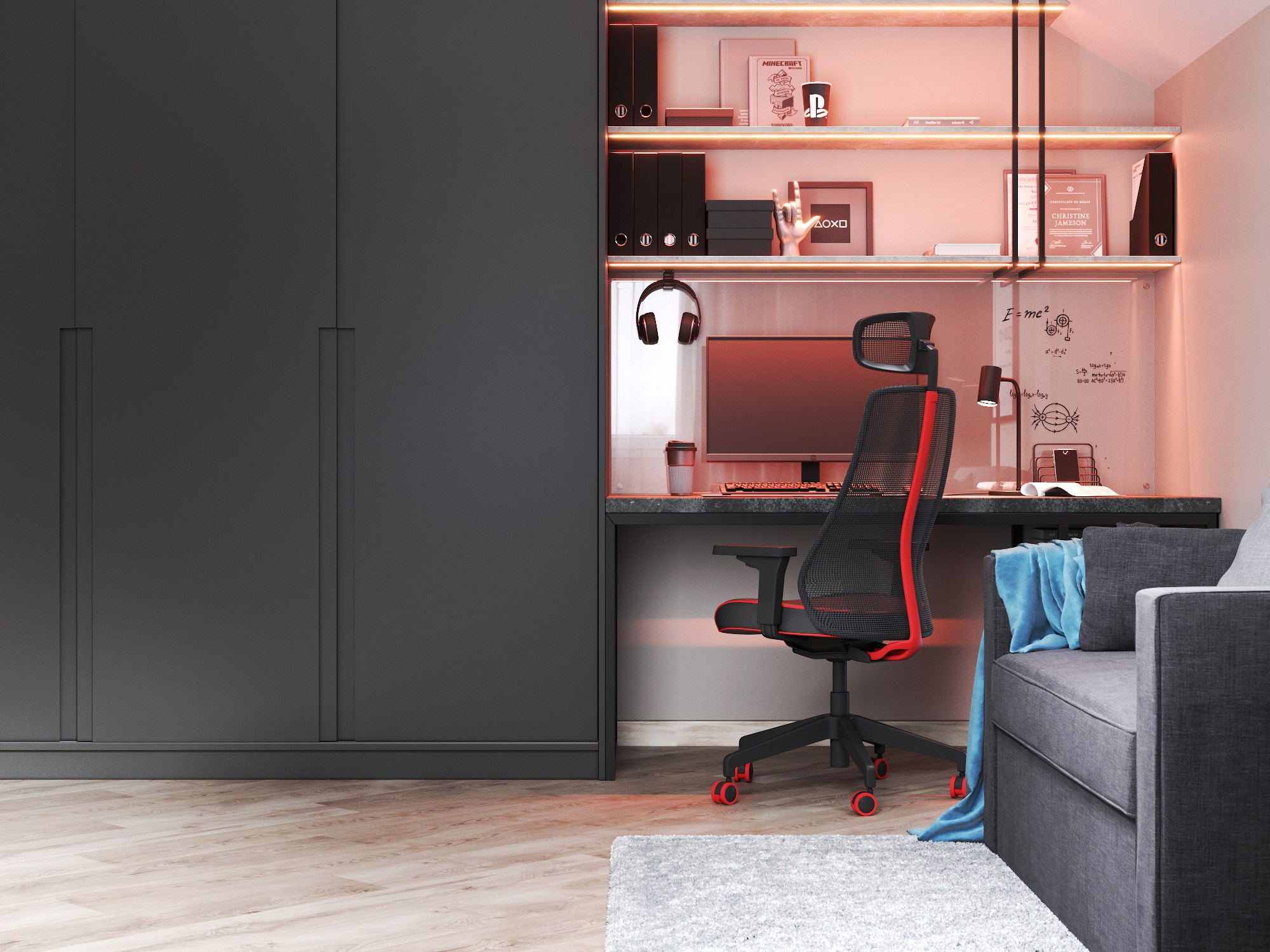 КОМНАТА ДЛЯ ПОДРОСТКА. Ivainteriordesign.com