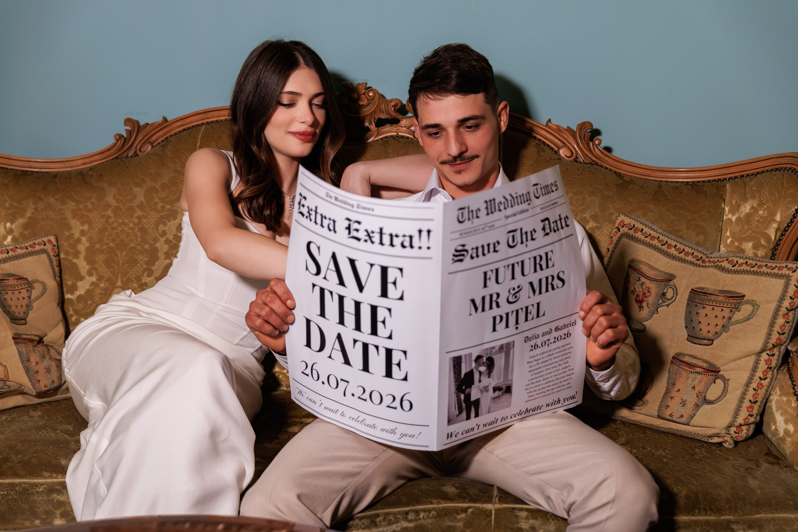 Delia & Gabriel - Save The Date București - Ceainăria Infinitea. Fotograf Profesionist Pitesti-Bucuresti| Mircea Seinea