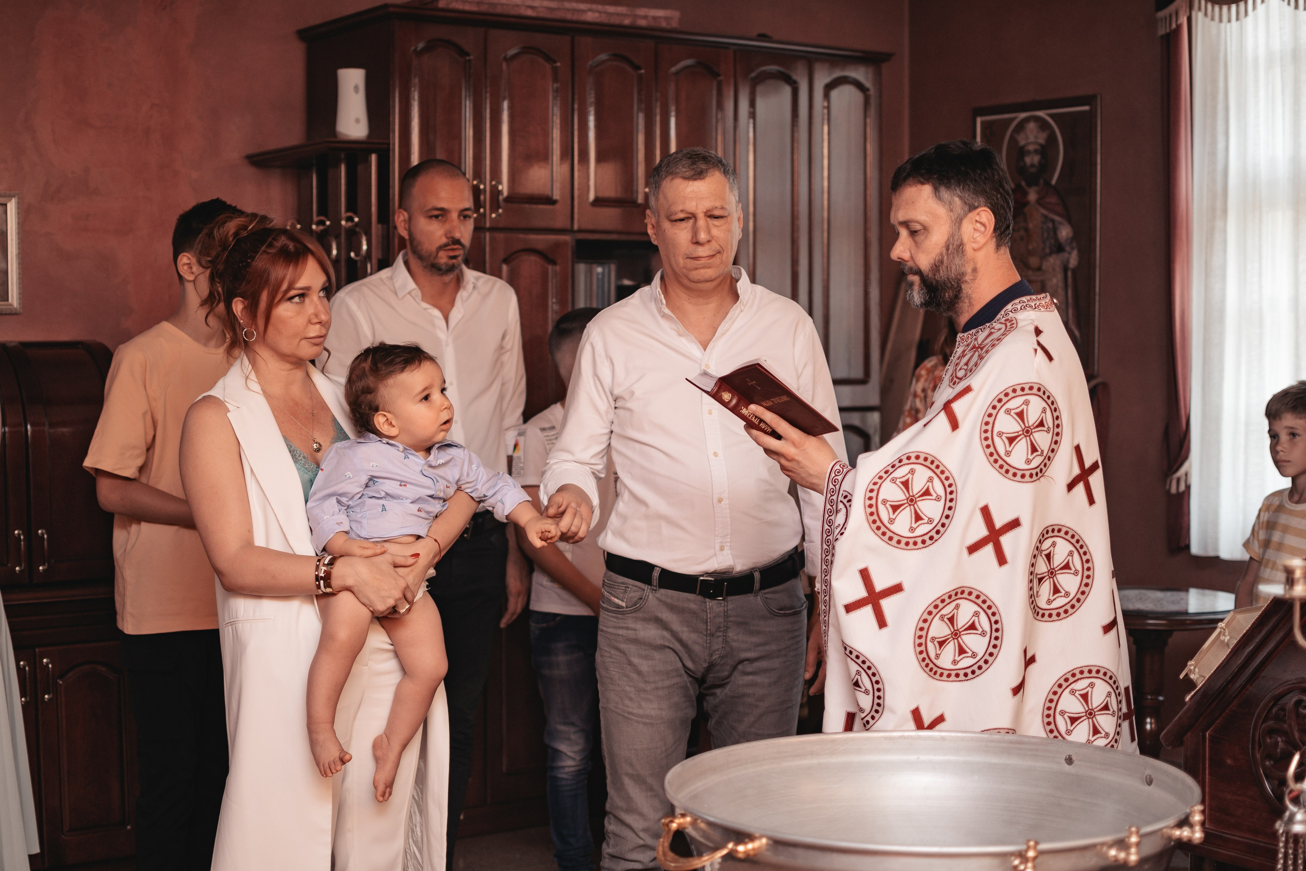 Lazar, krštenje i rođendan. BambinaaPhotography