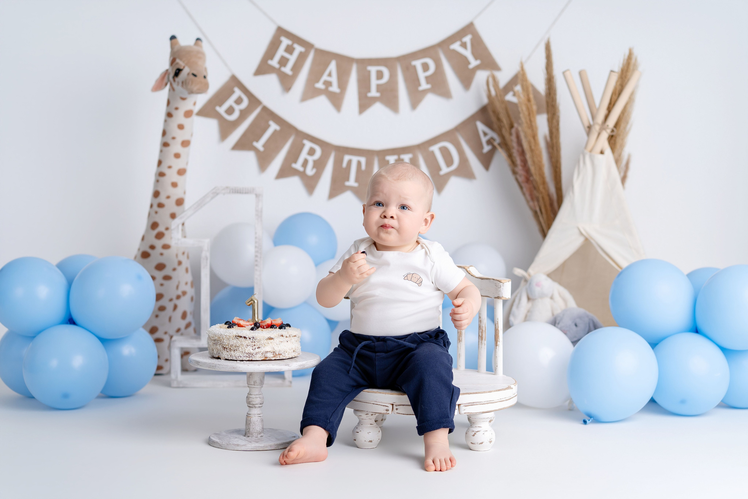 Cake Smash Fotoshooting Berlin – Der erste Geburtstag mit Stil