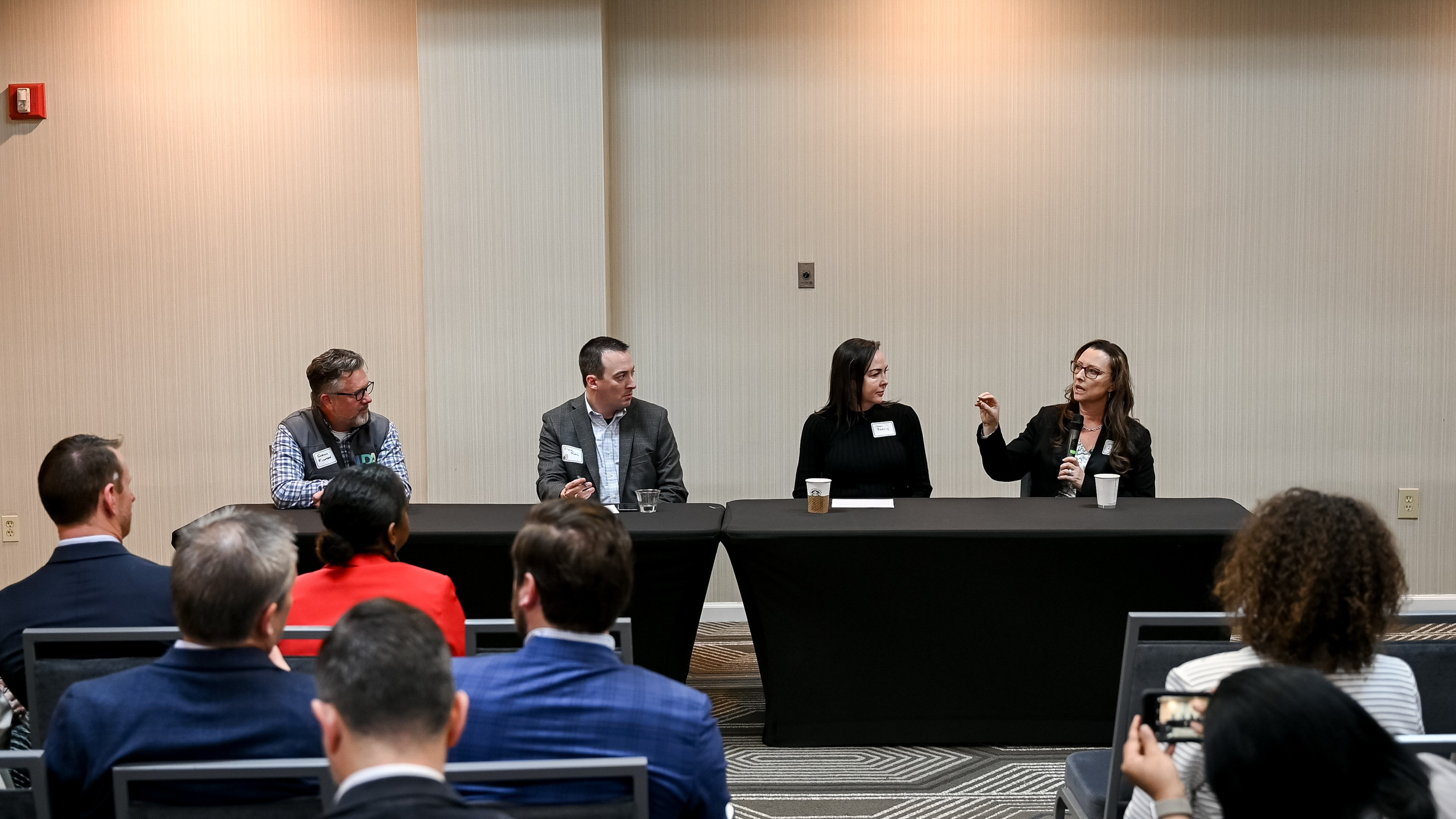 Executive Roundtable networking. Portrait photographer in Charlotte, North Carolina