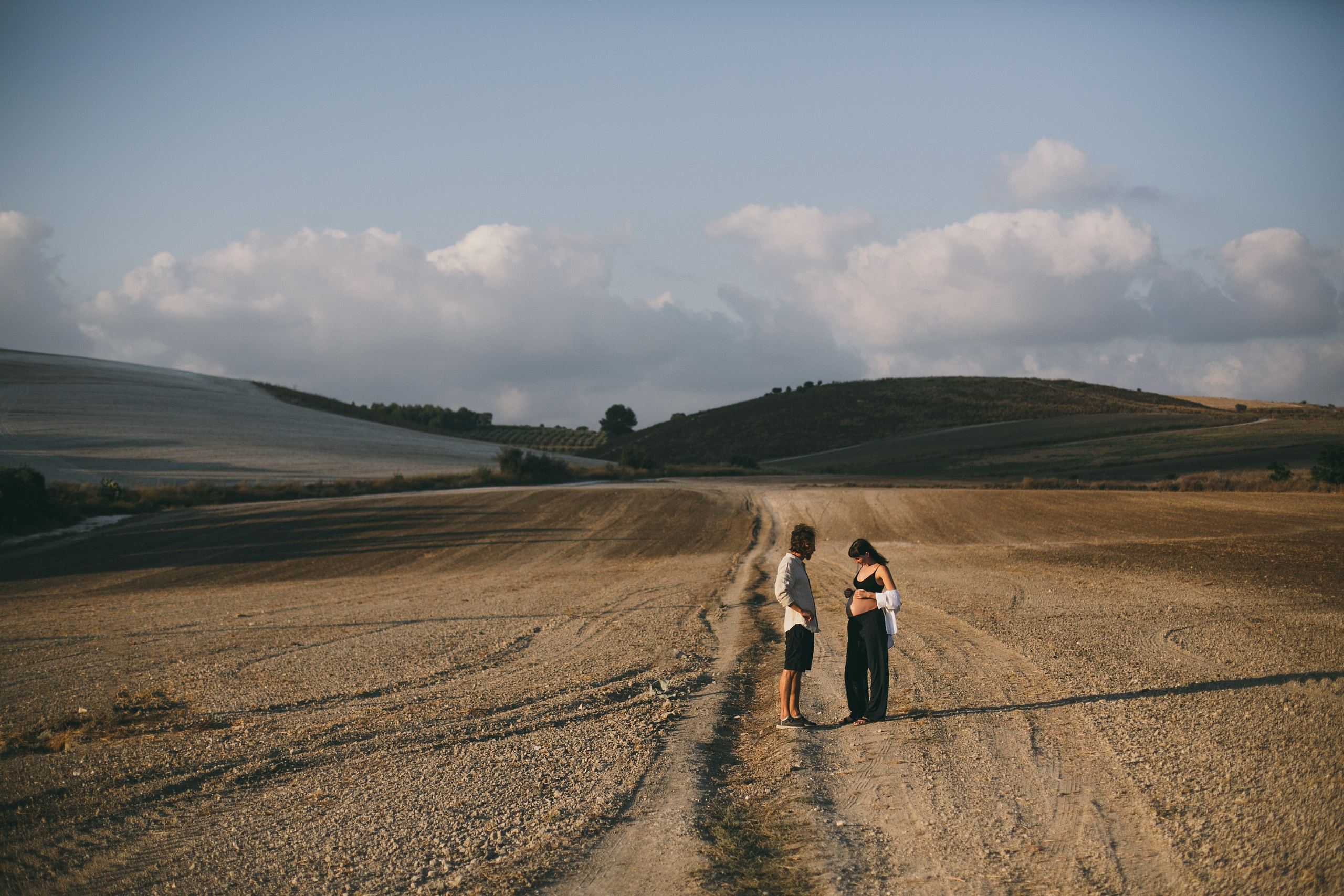 Kiryat Tivon field. Family photographer in Israel