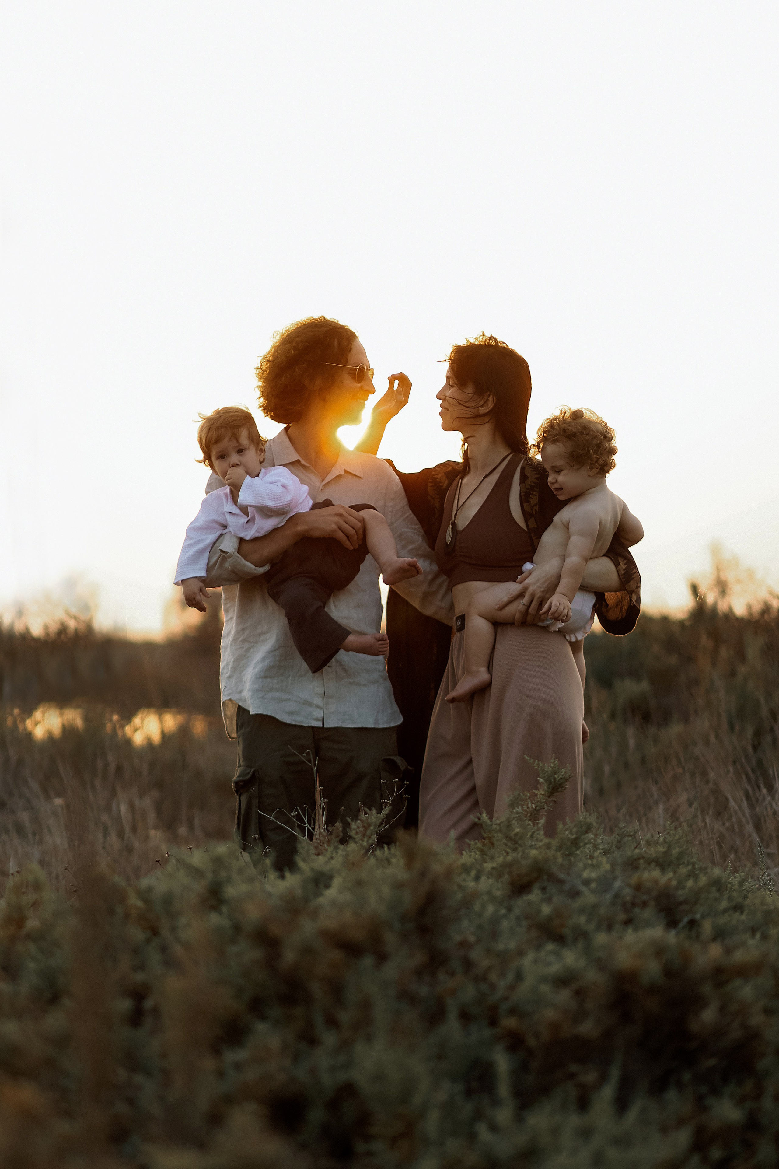 Little curls in Atlit. Family photographer in Israel