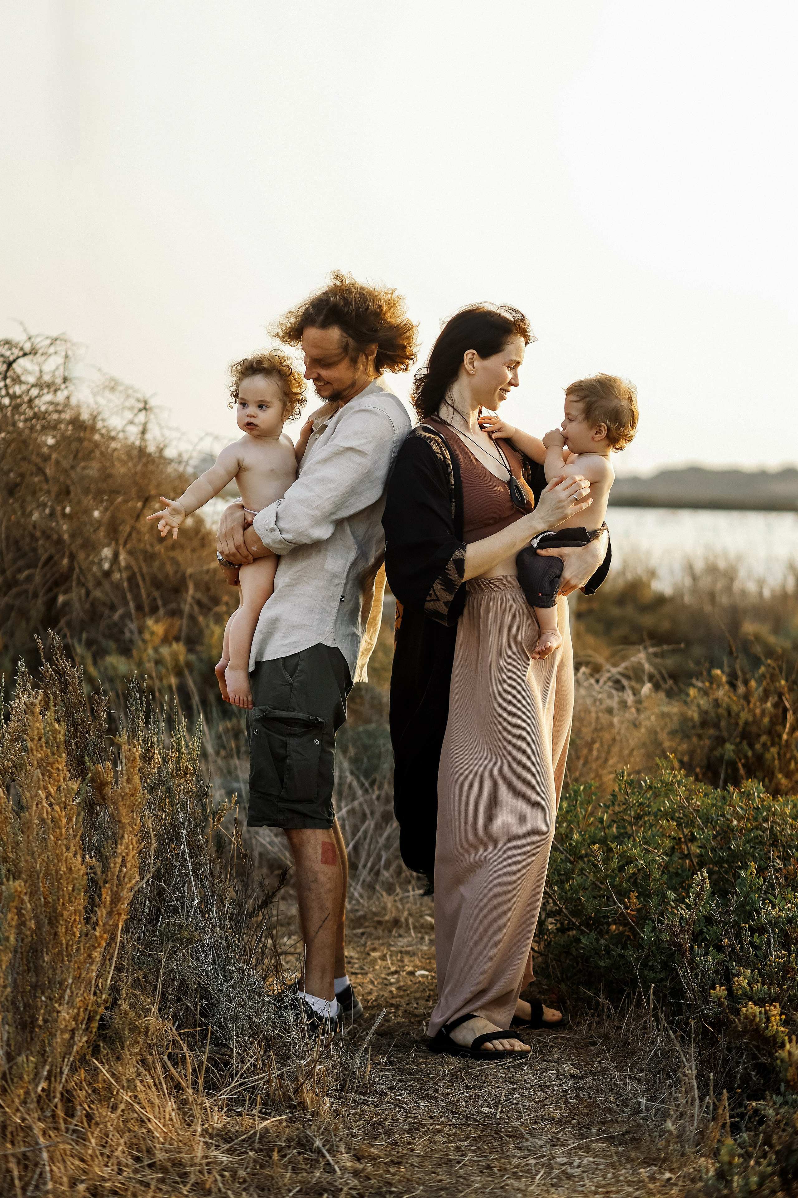 Little curls in Atlit. Family photographer in Israel