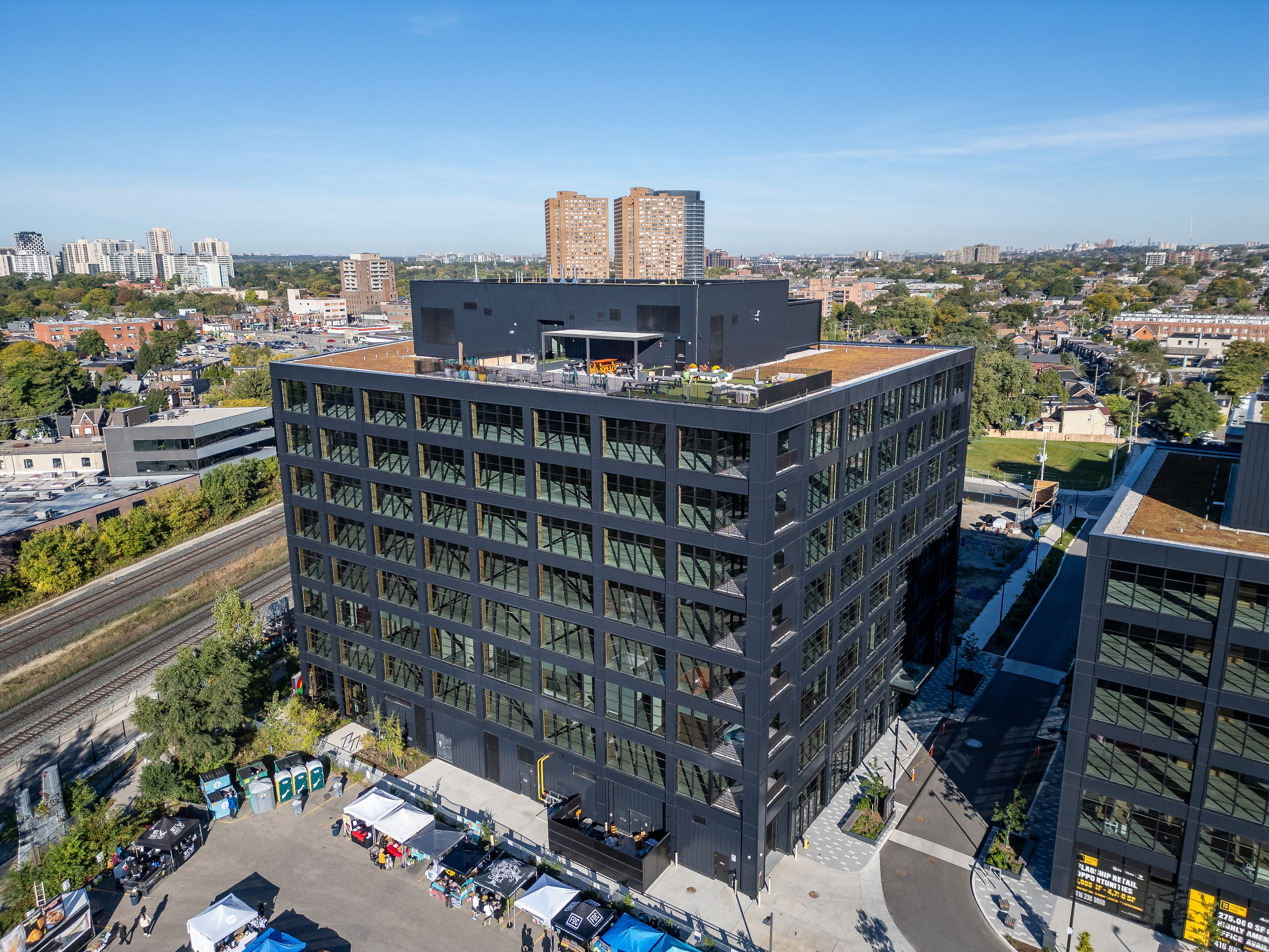 T3 Junction · 150 / 152 Sterling Road Toronto. FRIB Media · Photo & video for commercial, industrial, and construction projects in Toronto & GTA