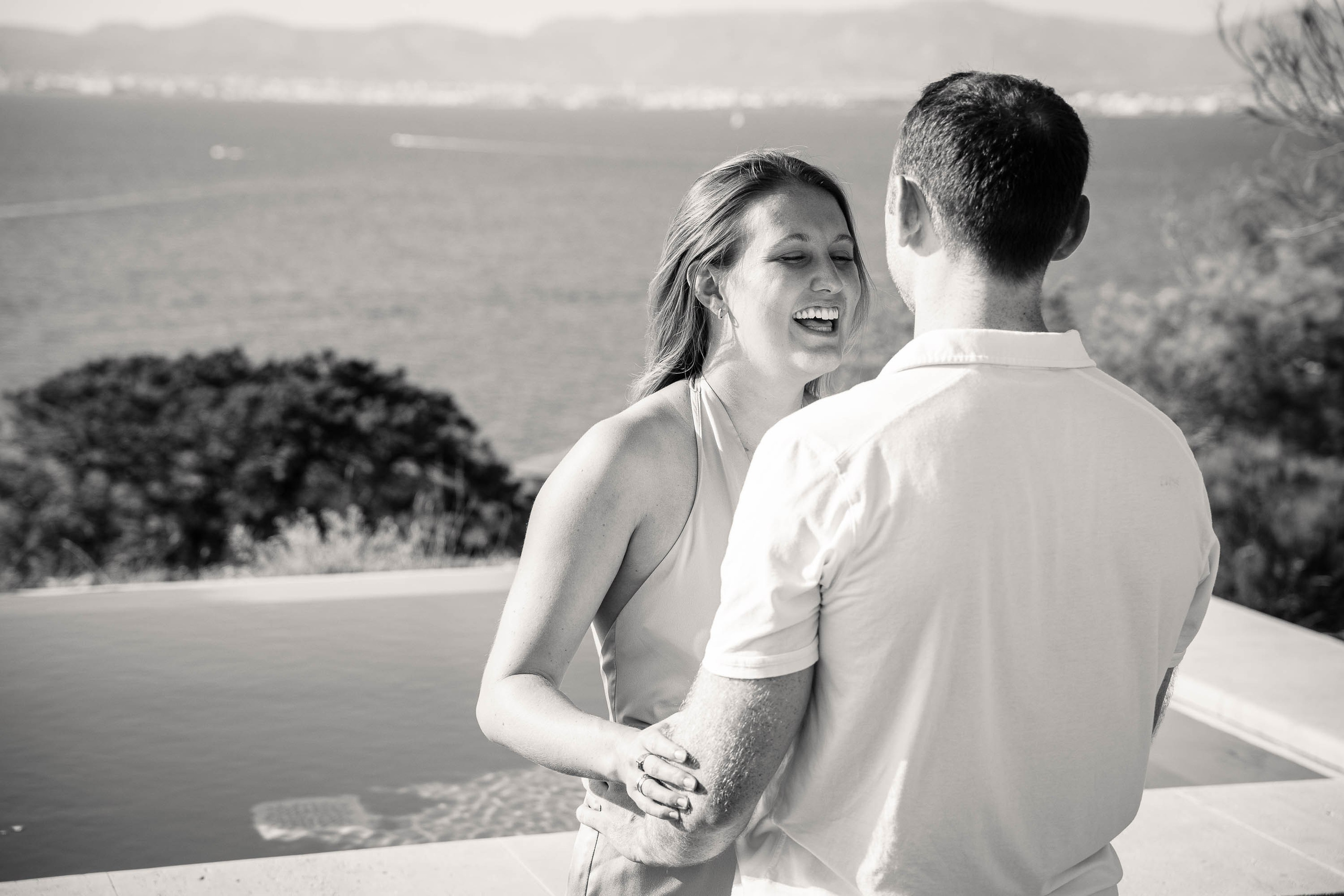 A Wedding Proposal in Mallorca in Cap Rocat. Mallorca Wedding, Corporate & Social Photographer