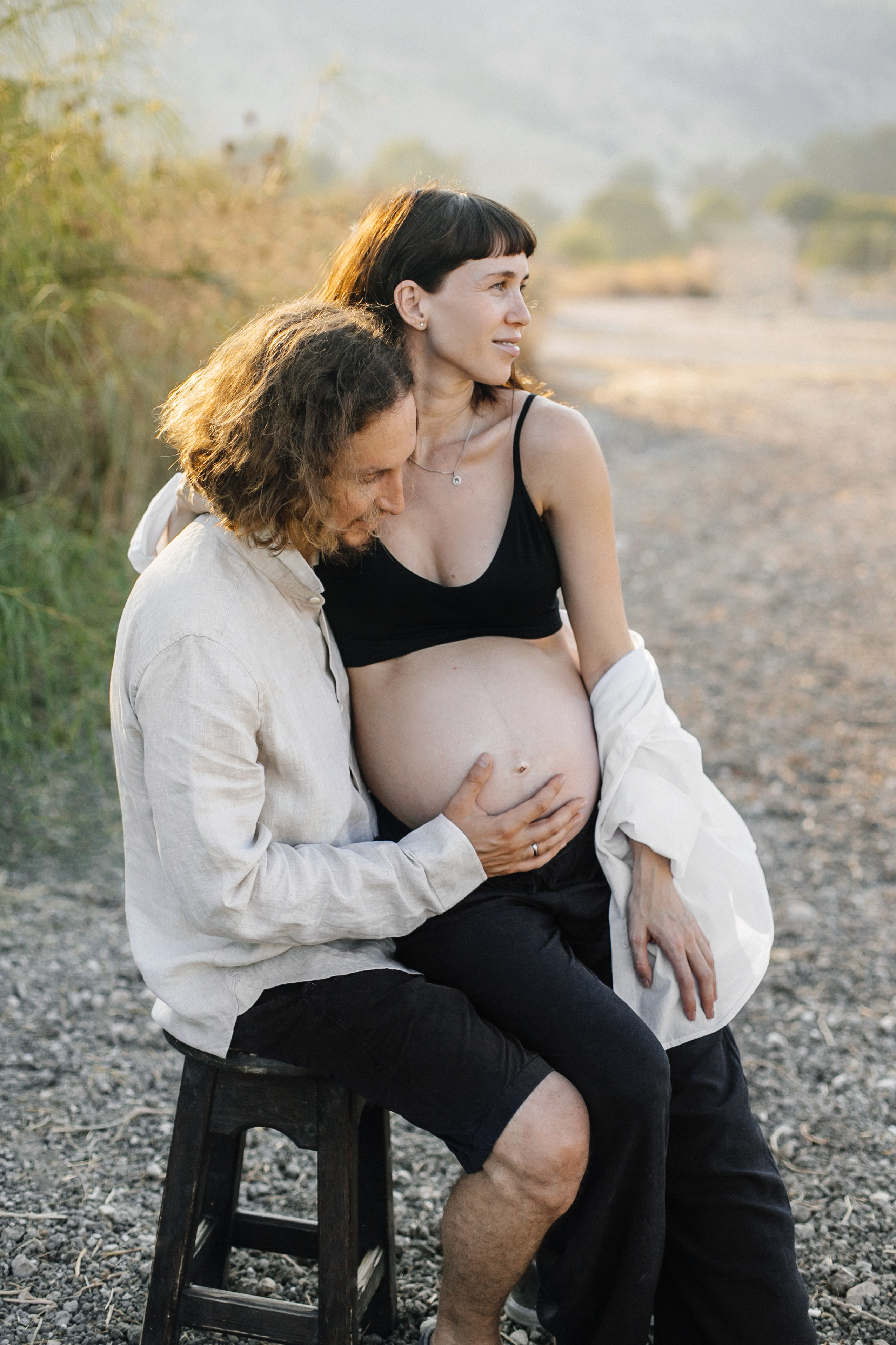 Kiryat Tivon field. Family photographer in Israel