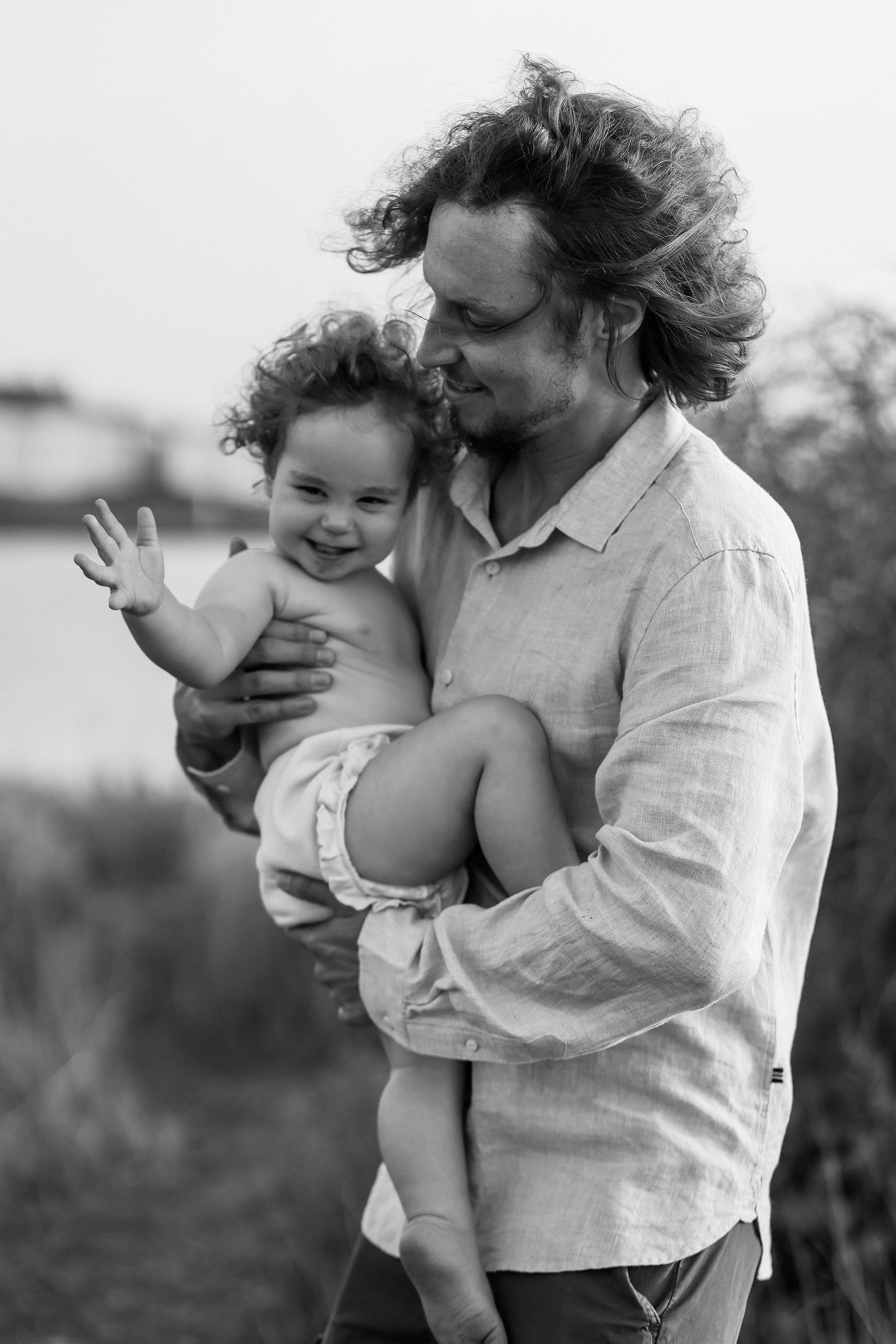 Little curls in Atlit. Family photographer in Israel