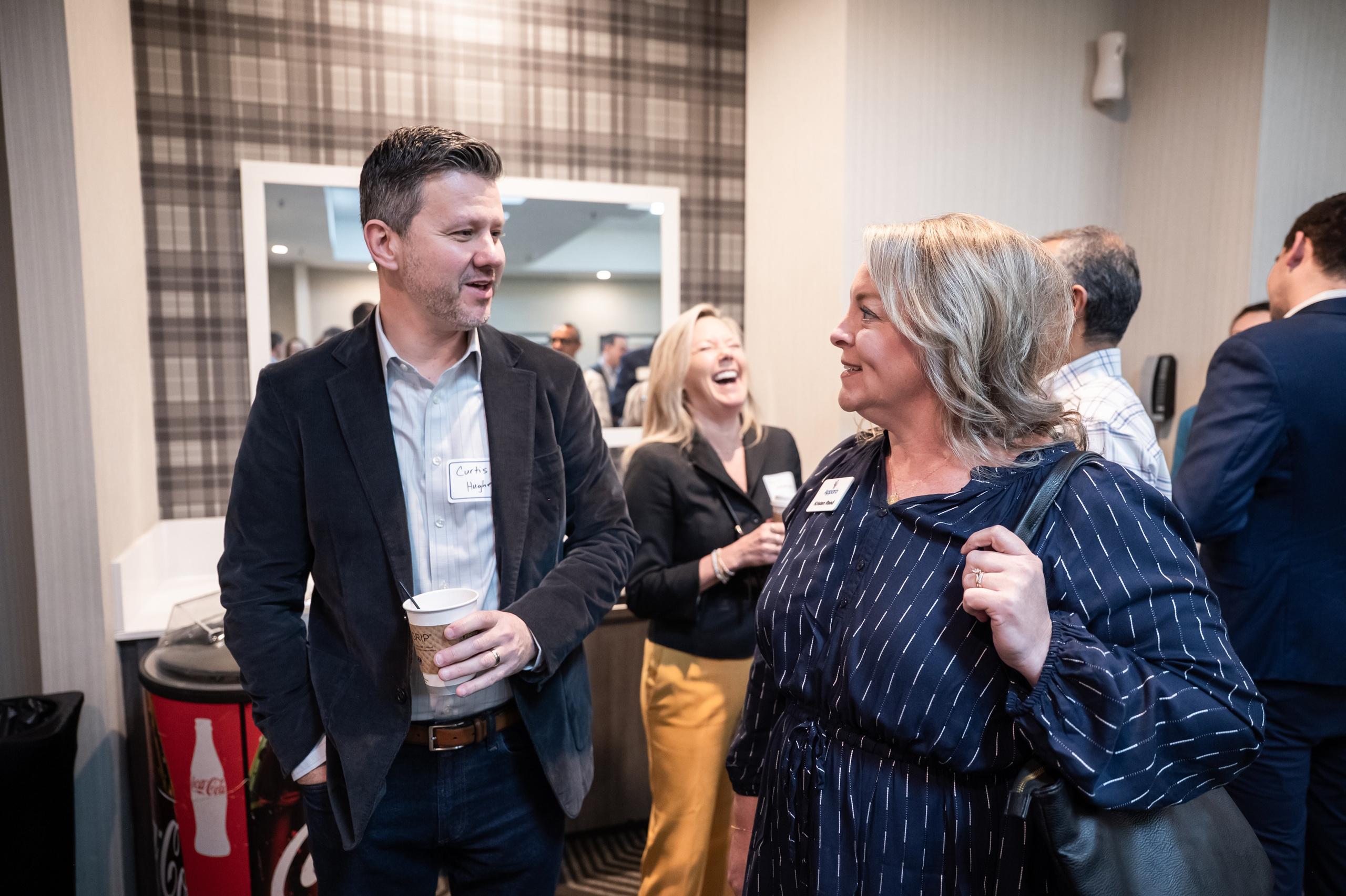 Executive Roundtable networking. Portrait photographer in Charlotte, North Carolina