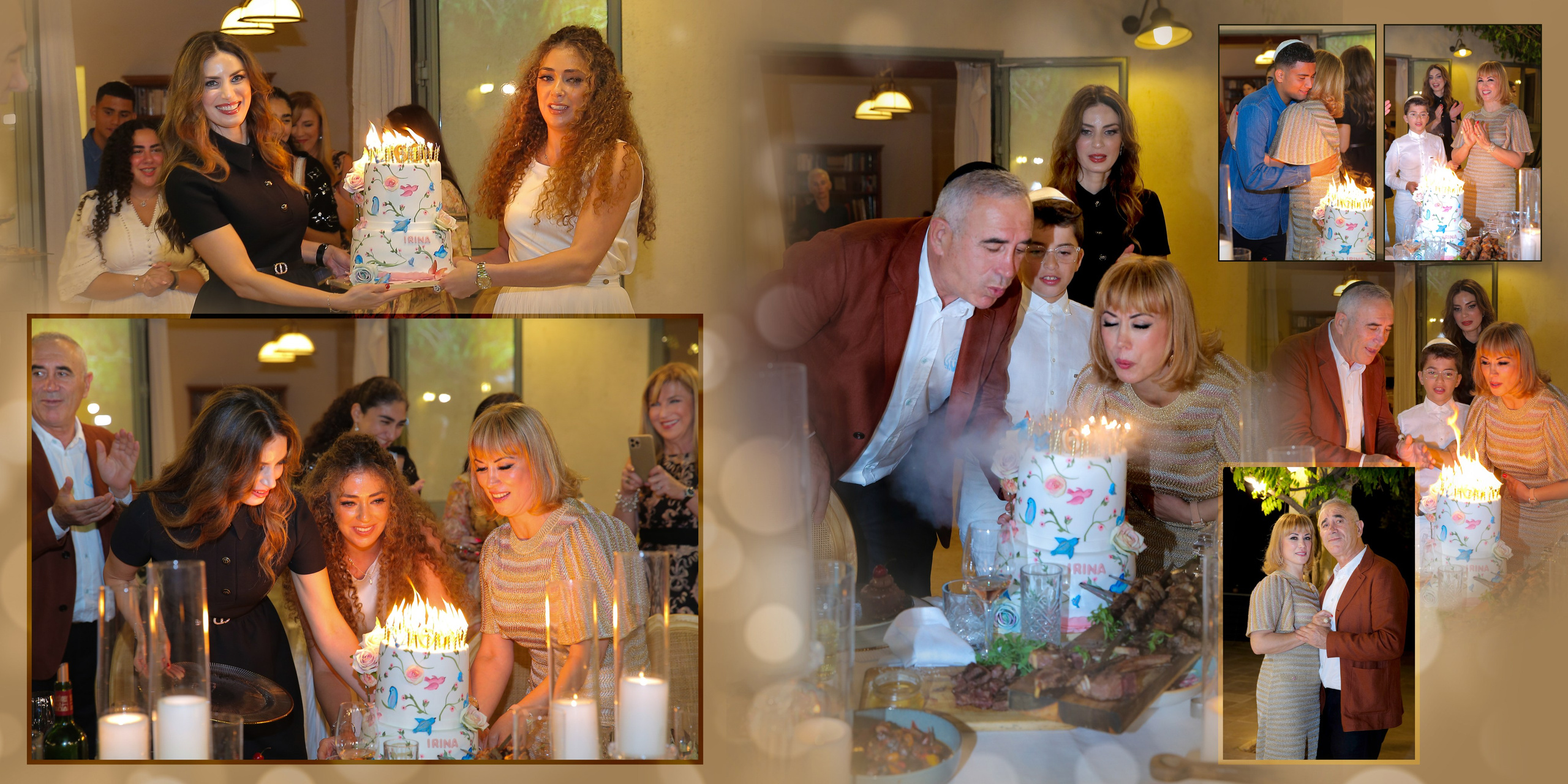 אירינה בת 60. Wedding and events photographers Studio Shalom