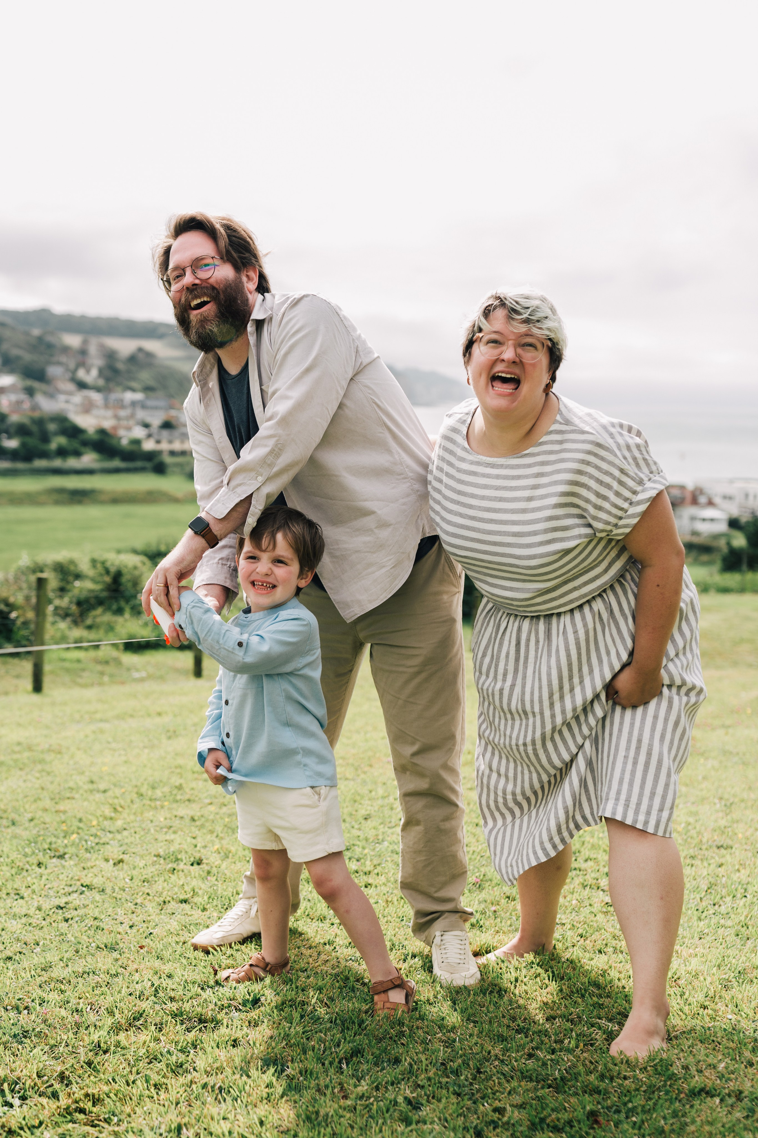 Big family photoshoot in Dieppe. Photographer Rouen, France